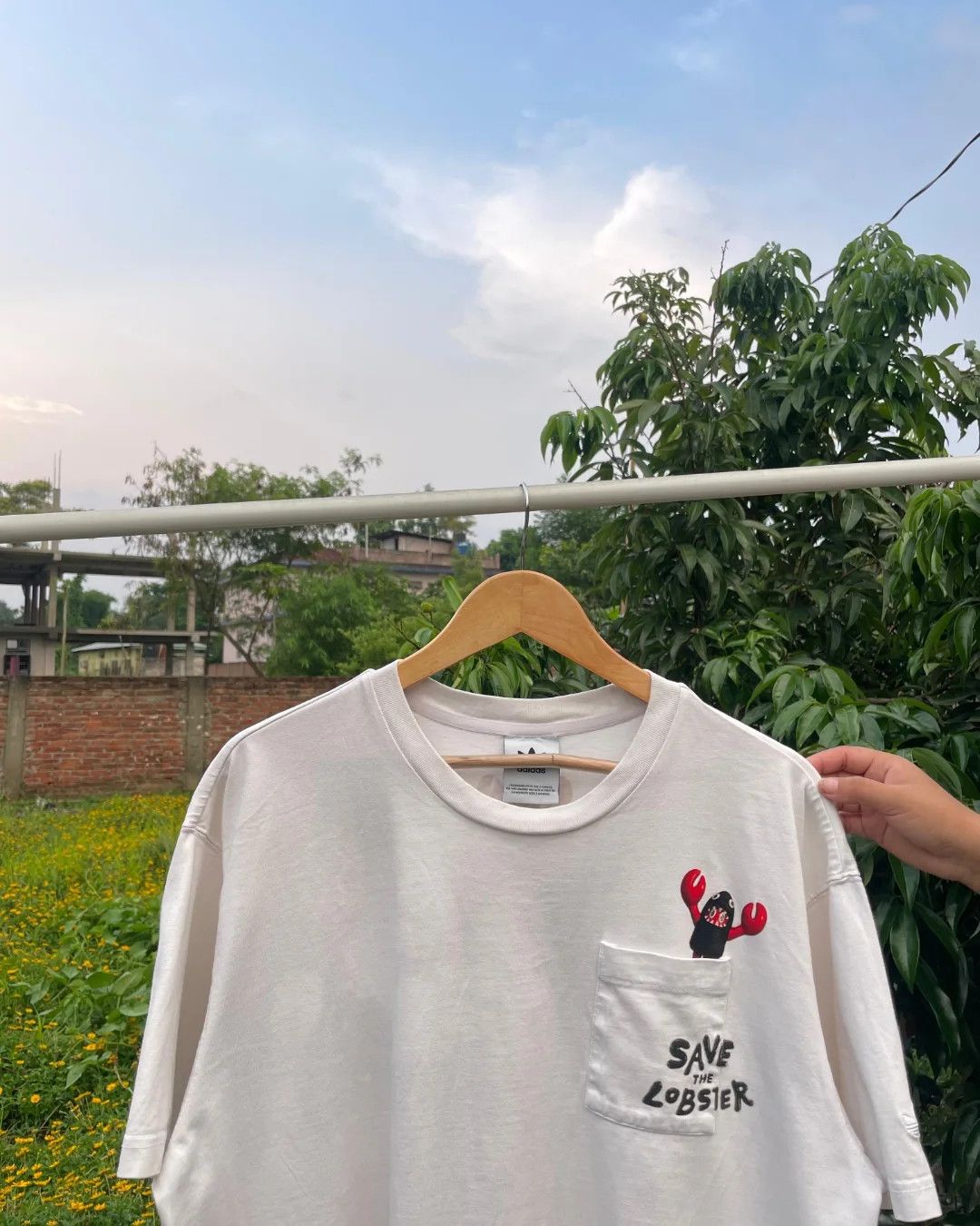 Adidas Adidas Save the lobster tshirt Size US S / EU 44-46 / 1 - 5 Thumbnail