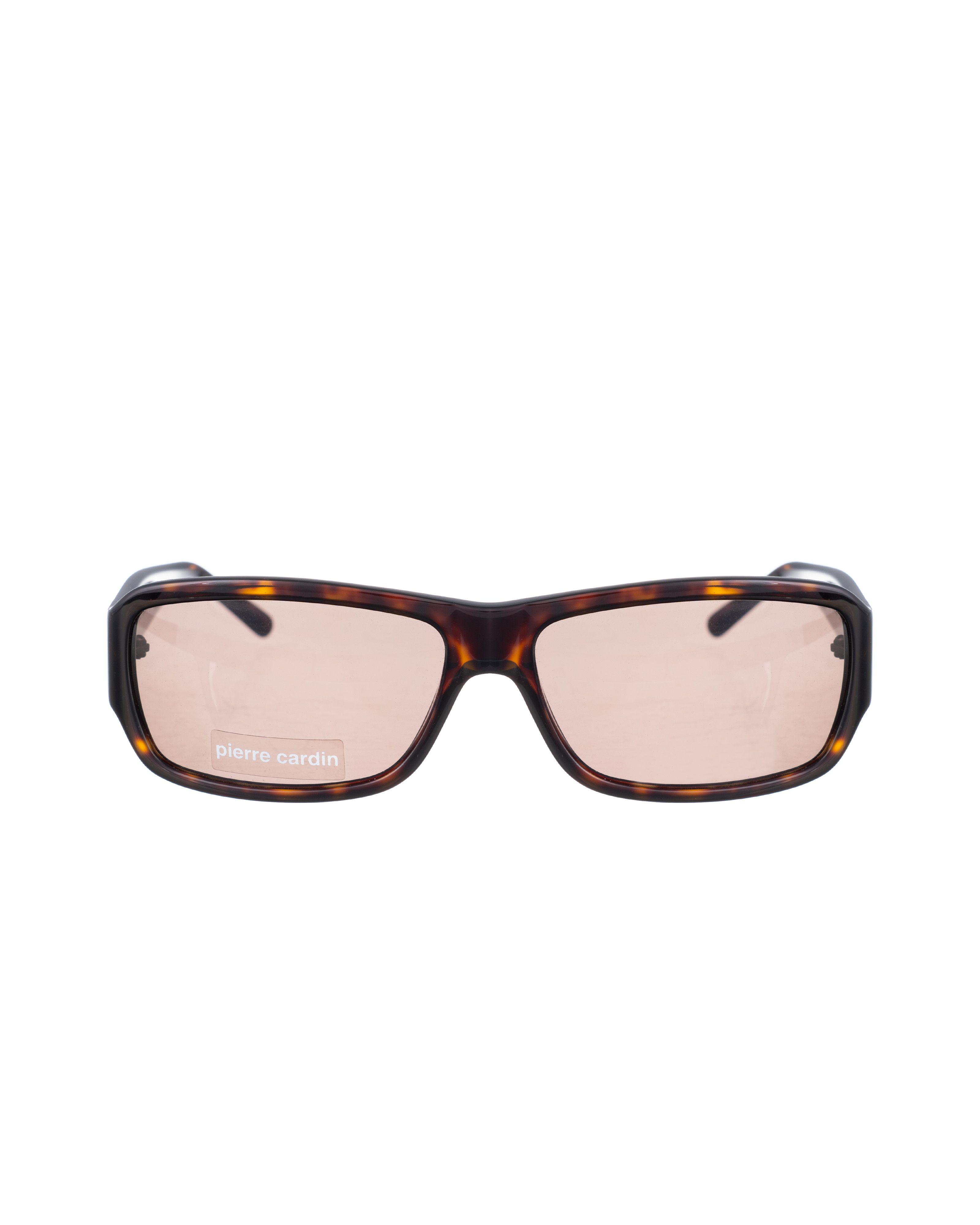 Pierre Cardin Pierre Cardin 00s Dark Havana Rectangular Sunglasses Size ONE SIZE - 1 Thumbnail
