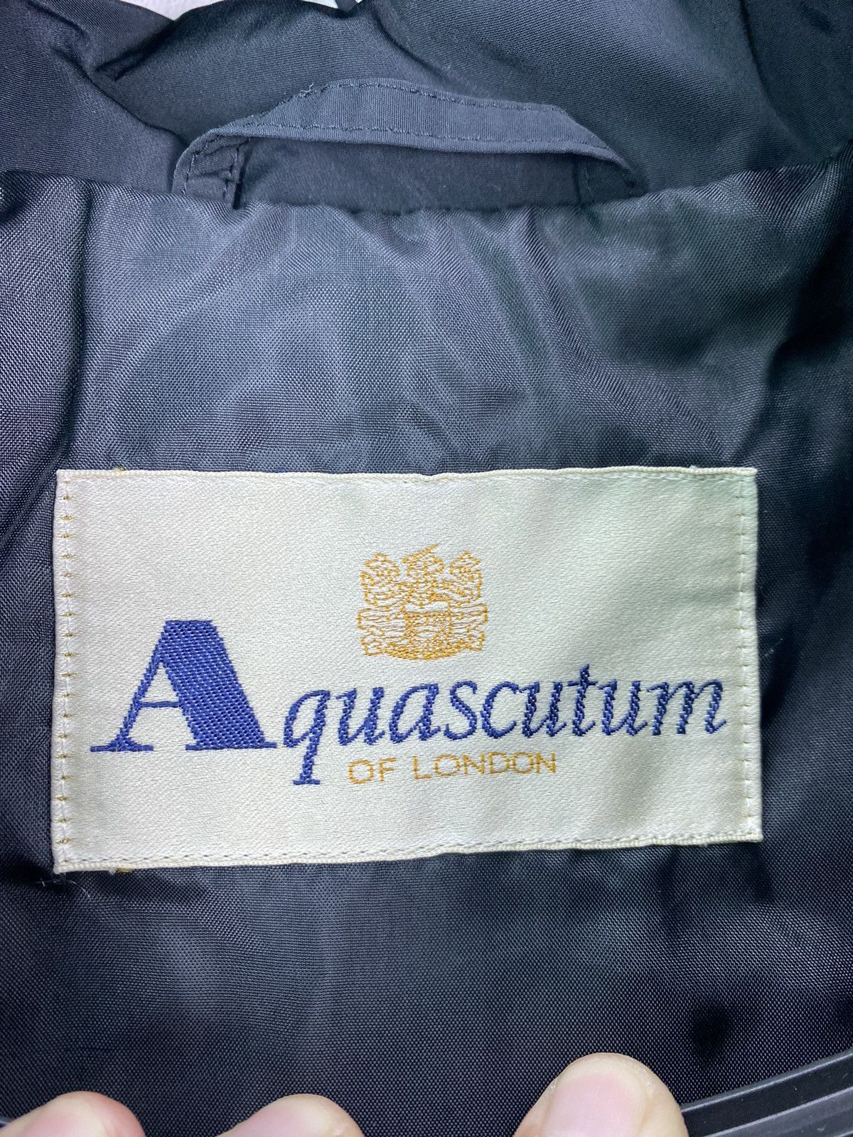 Aquascutum × Vintage Vtg 90s Aquascutum of London hooded parka jacket Size US M / EU 48-50 / 2 - 5 Thumbnail