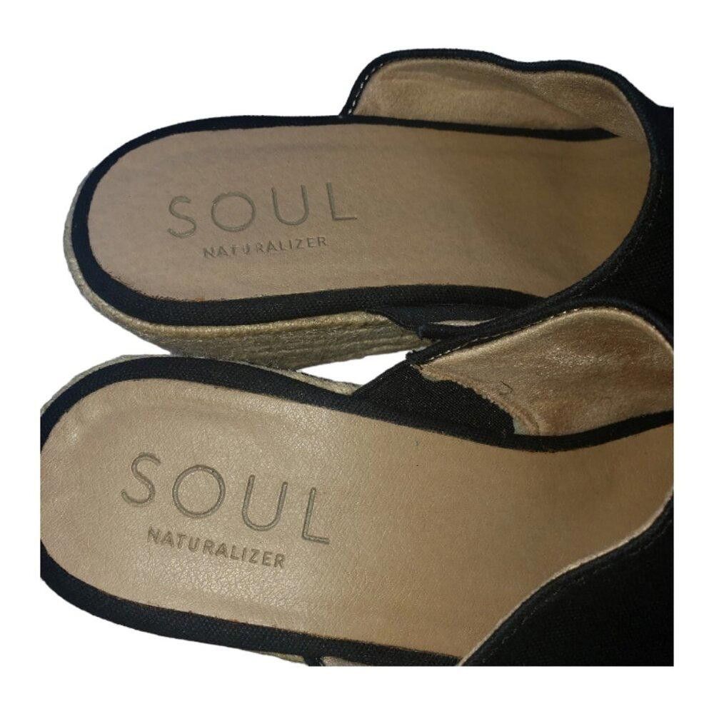 Designer SH101 Naturalizer Soul Wedge Black 9.5 Size US 9.5 / IT 39.5 - 3 Thumbnail