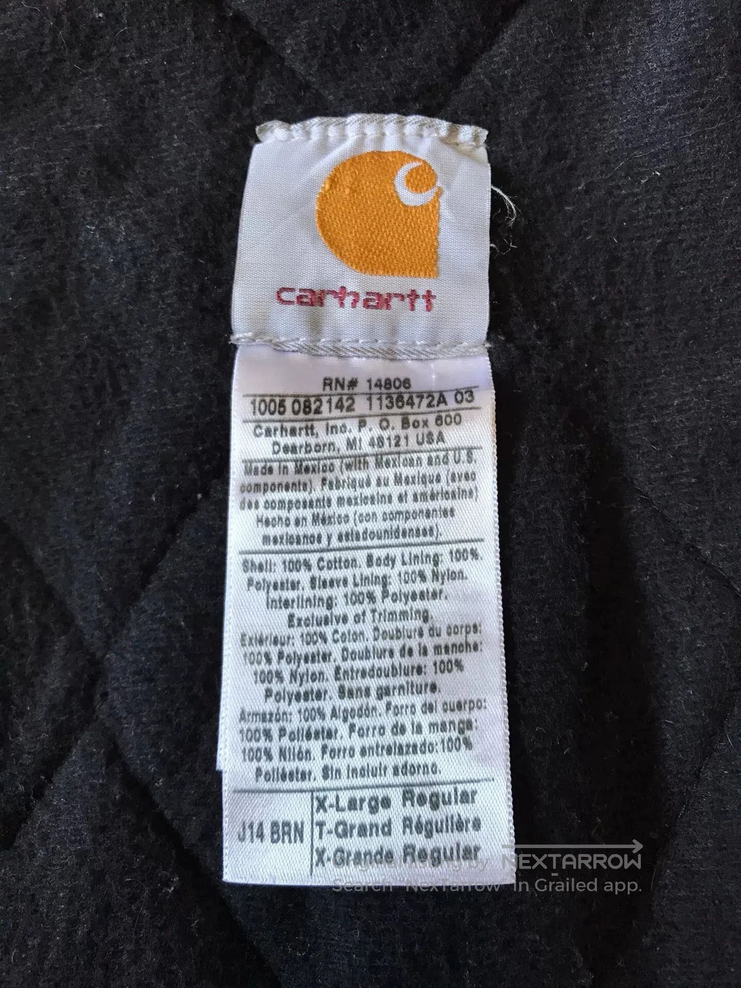 Carhartt Carhartt J14 Brown XL Washed Canvas Jacket. Size US XL / EU 56 / 4 - 9 Thumbnail