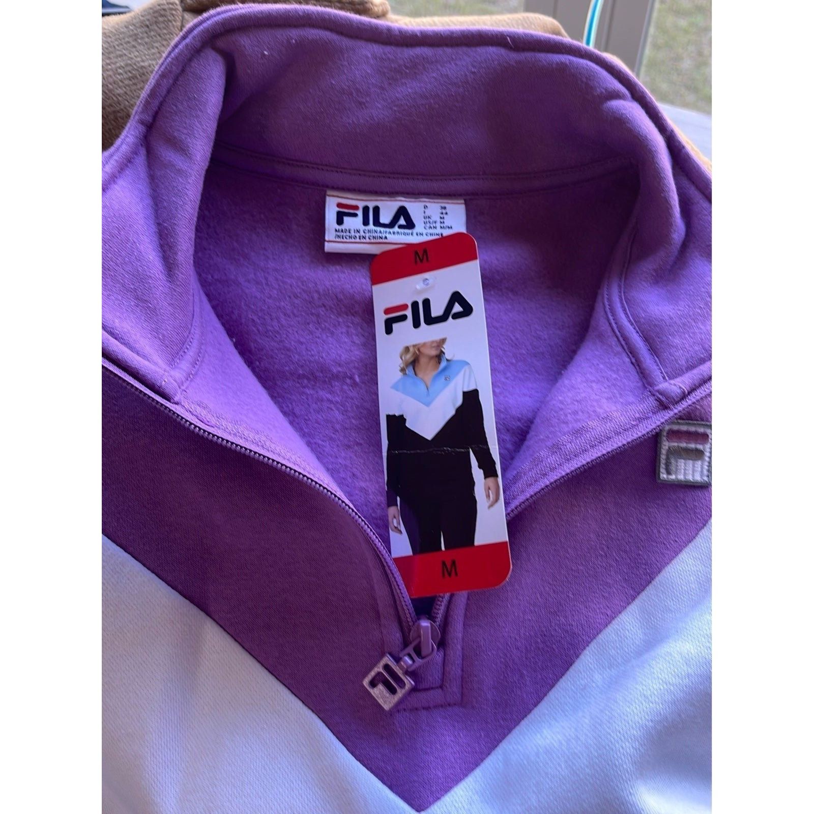 Fila Fila Womens Pullover Sweater Medium Size M / US 6-8 / IT 42-44 - 3 Thumbnail