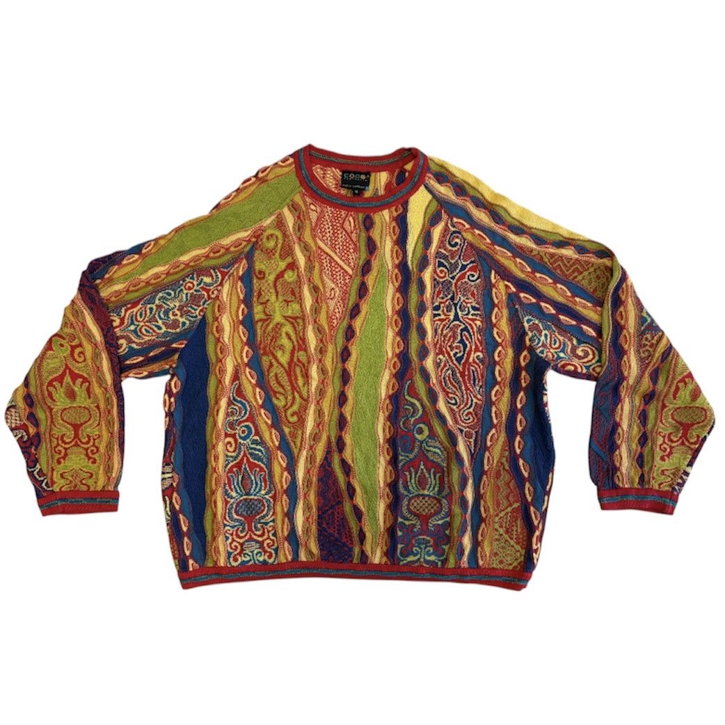 Coogi Vintage 90s COOGI Australia 3D Knit Sweater Oversized Size US XXL / EU 58 / 5 - 1 Thumbnail