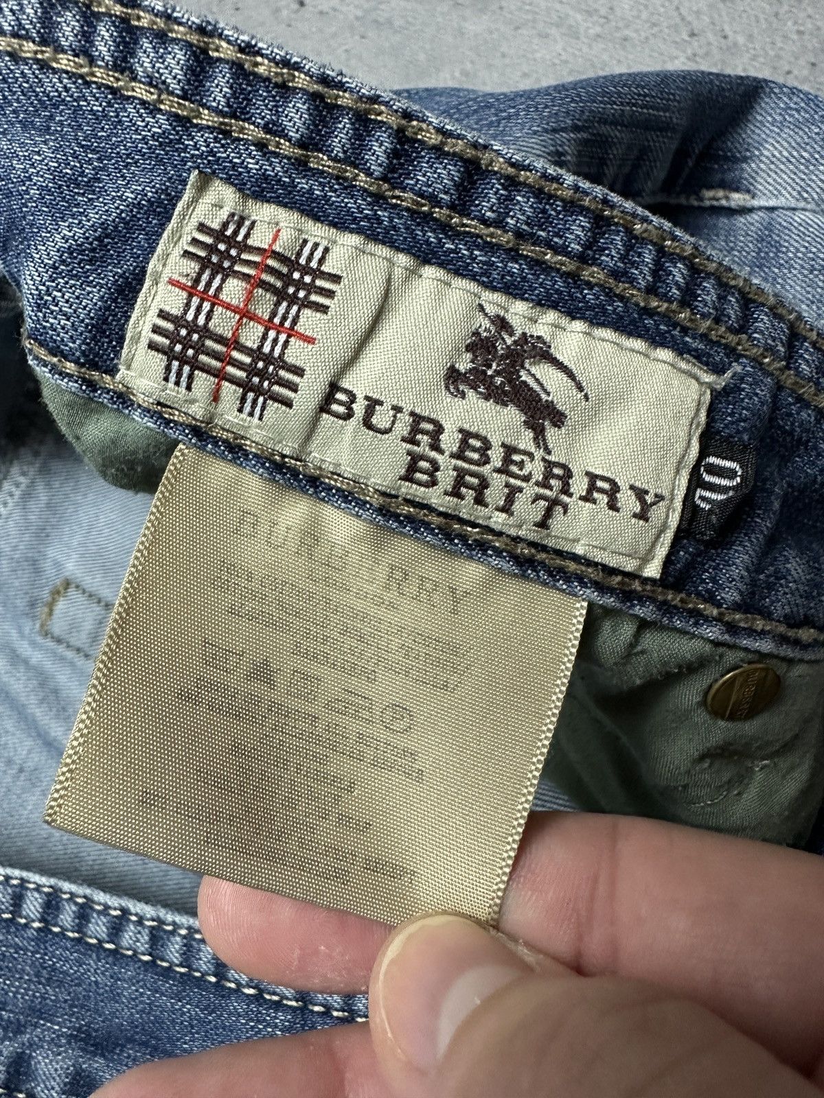 Burberry Burberry Brit Vintage Classic Jeans Denim Pants 90s y2k Rare Size US 36 / EU 52 - 9 Thumbnail