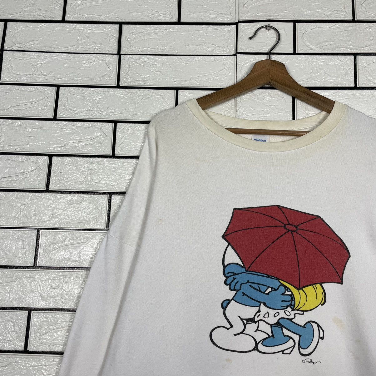 Japanese Brand The Smurf Crewneck Sweatshirt Size US L / EU 52-54 / 3 - 6 Thumbnail