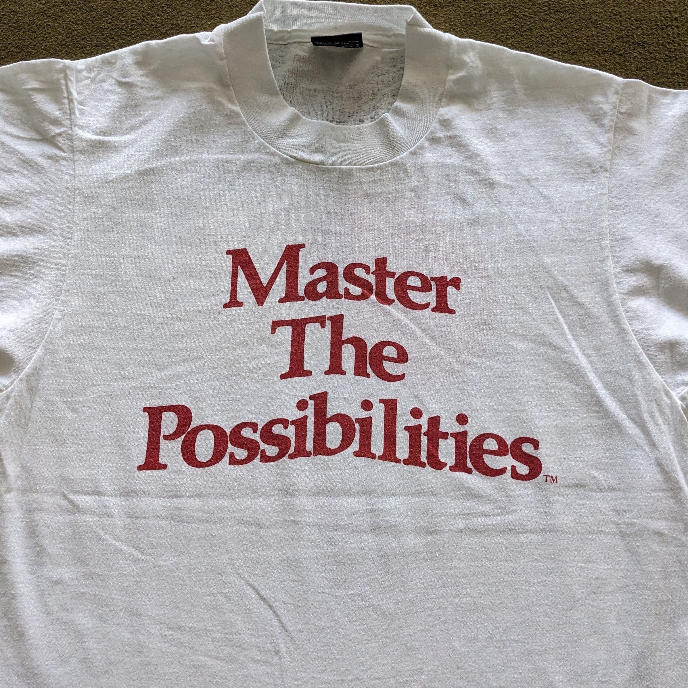 Other Vintage 90's MASTER CARD Streetwear T-shirt Size US S / EU 44-46 / 1 - 4 Thumbnail