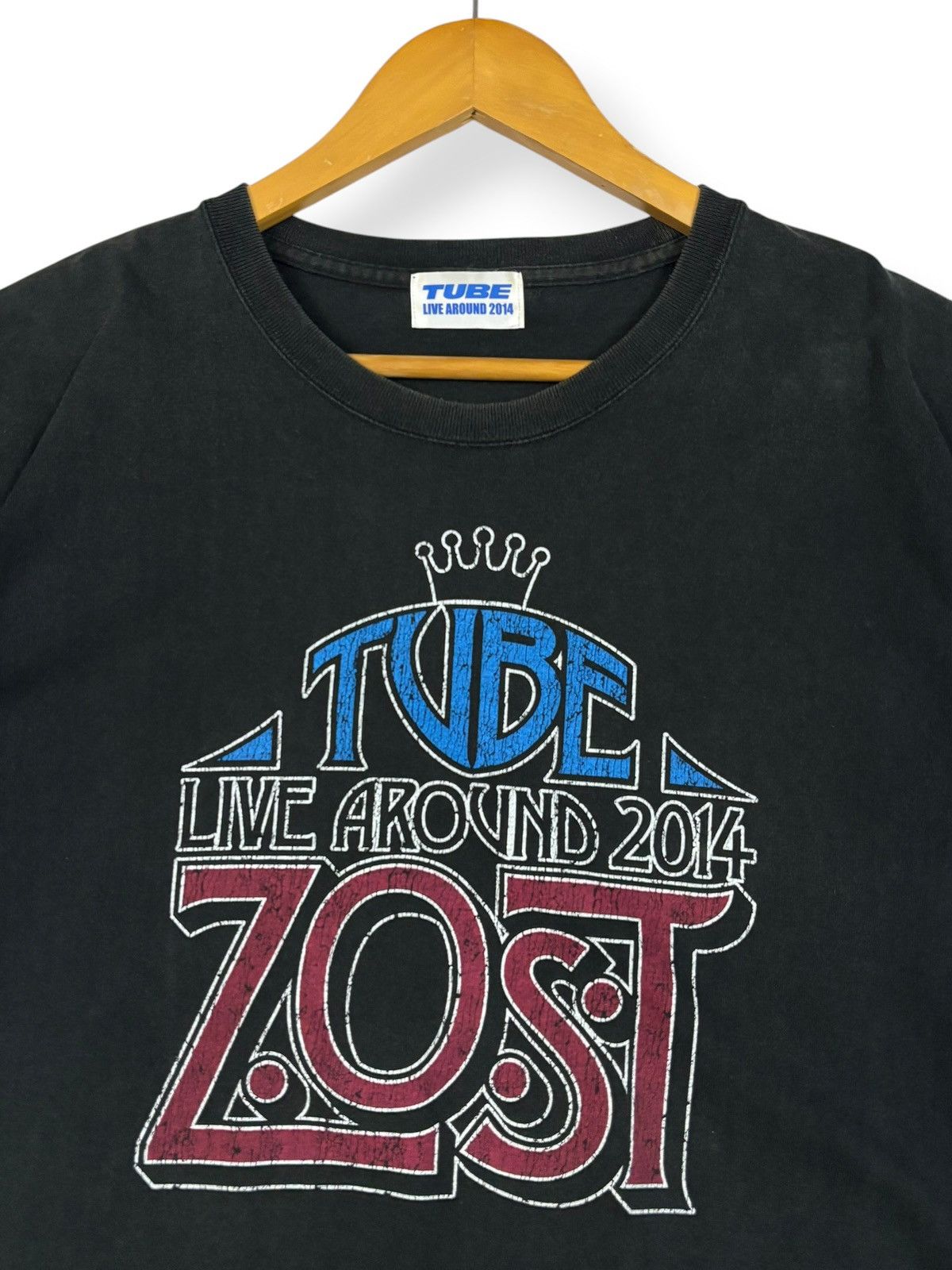 Band Tees Japanese Band TUBE Live Around 2014 ZOST Tour T-shirt Size US L / EU 52-54 / 3 - 4 Thumbnail