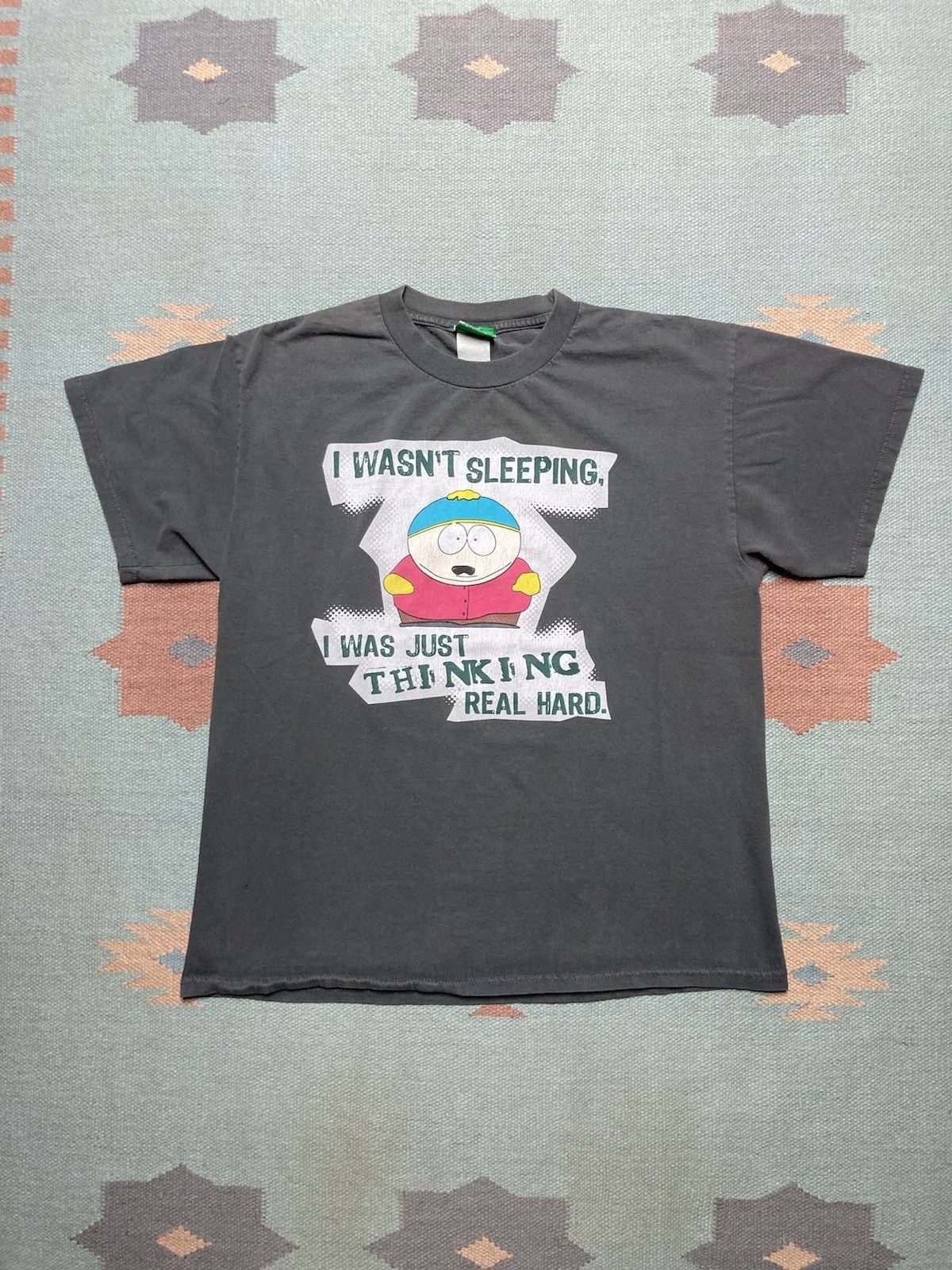Vintage y2k graphic t shirt South Park cartman I wasn’t sleeping L Size US L / EU 52-54 / 3 - 1 Thumbnail