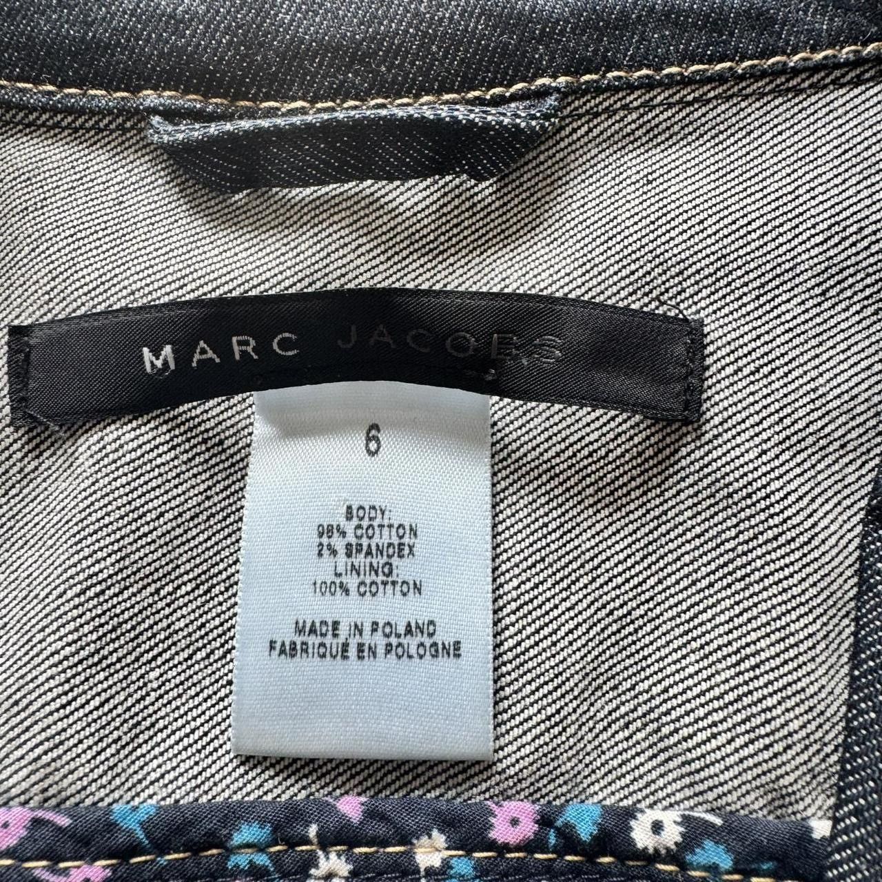 Marc Jacobs Marc Jacobs One Button Denim Jacket Blazer Navy Size 6 Small Size S / US 4 / IT 40 - 2 Thumbnail