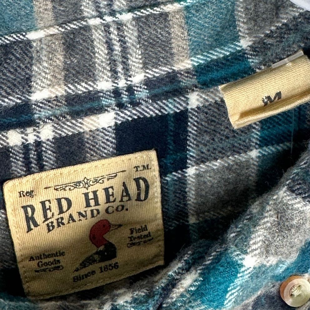 Redhead Redhead Plaid Button Down Shirt Mens M Long Sleeve Flannel Size US M / EU 48-50 / 2 - 3 Thumbnail