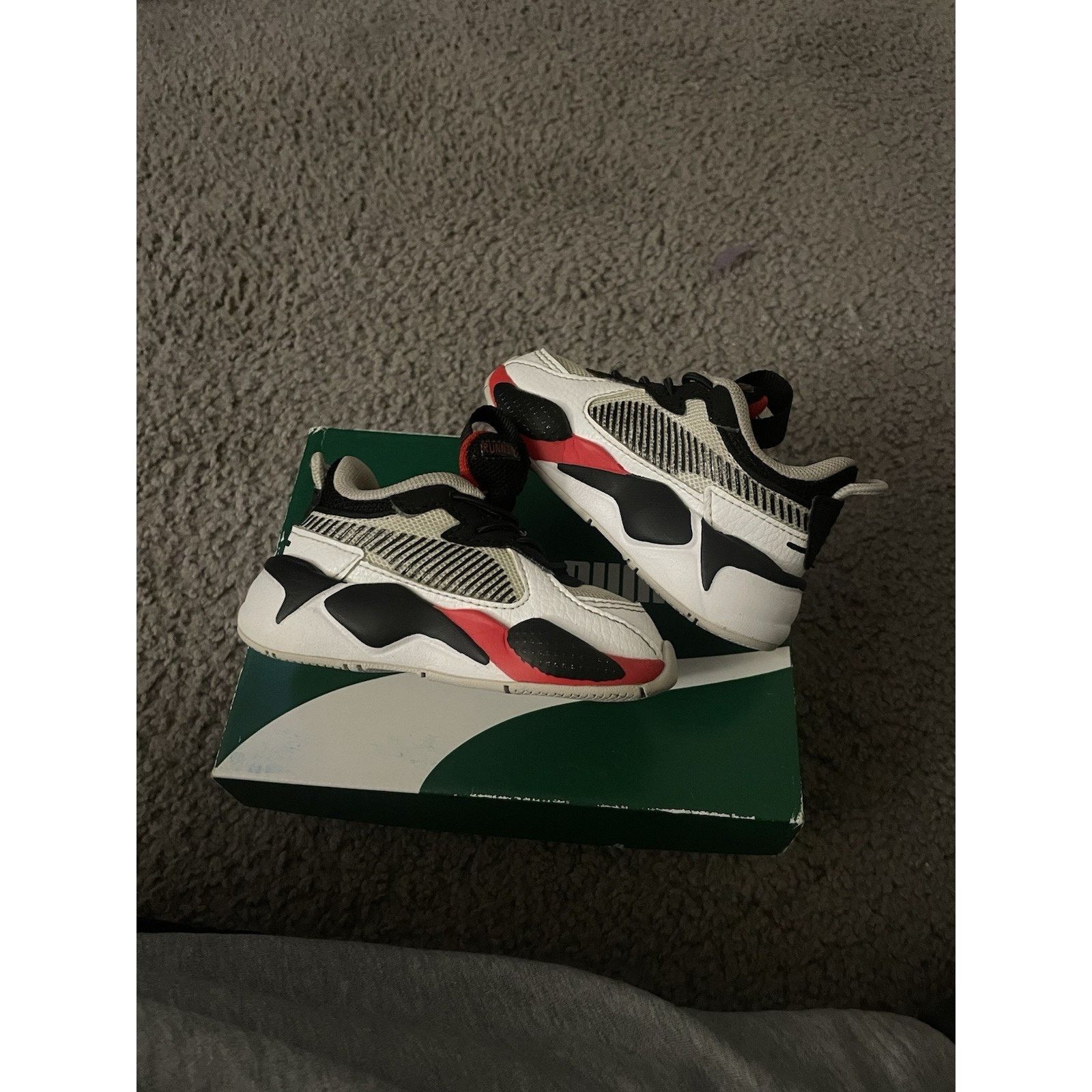 Puma Size 4c-Puma RS-X Running System Toddler Sneakers White Size US 5 / EU 37 - 3 Thumbnail
