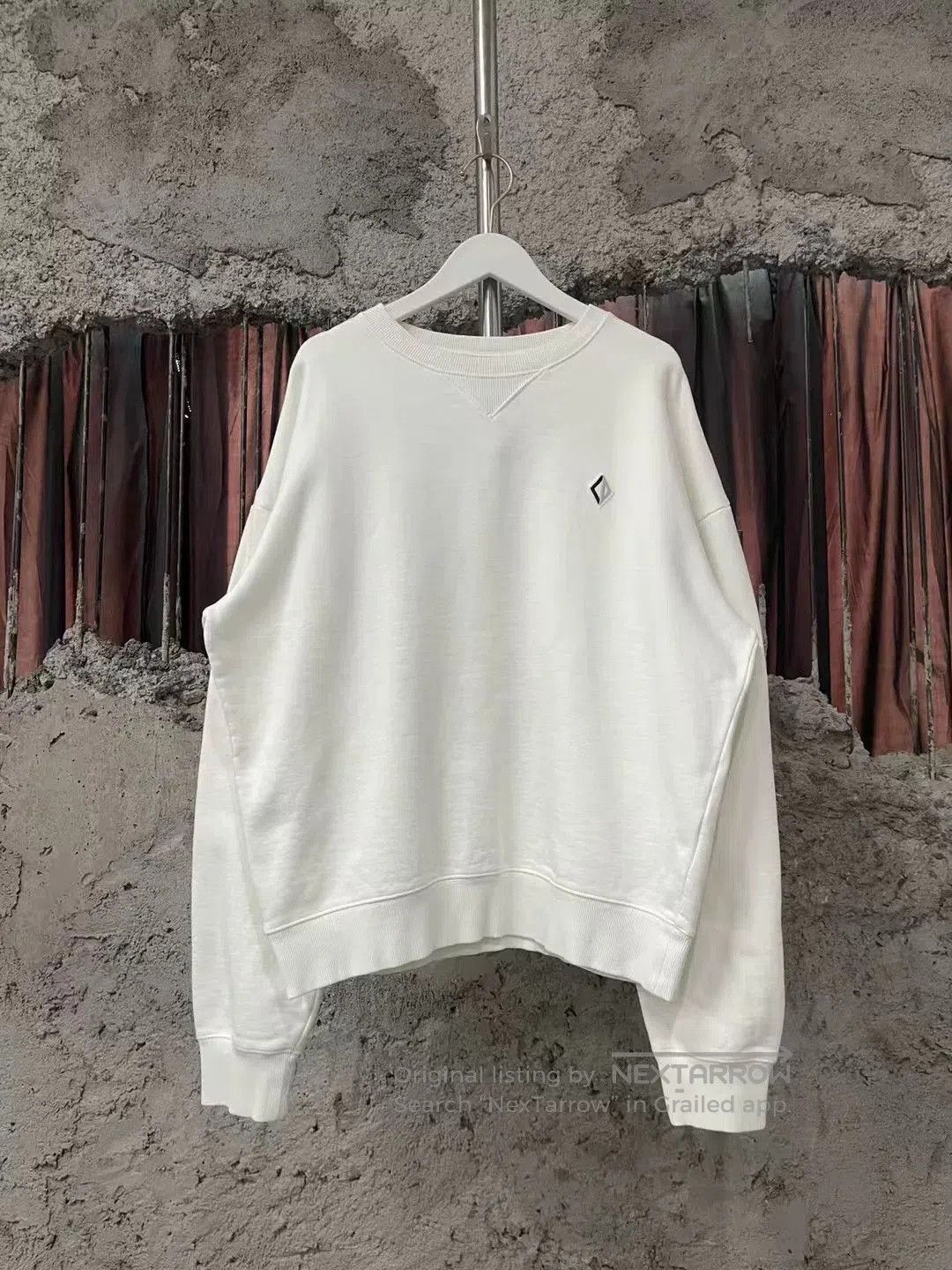 Dior Dior White Embroidered CD Logo Sweatshirt. Size US M / EU 48-50 / 2 - 1 Thumbnail