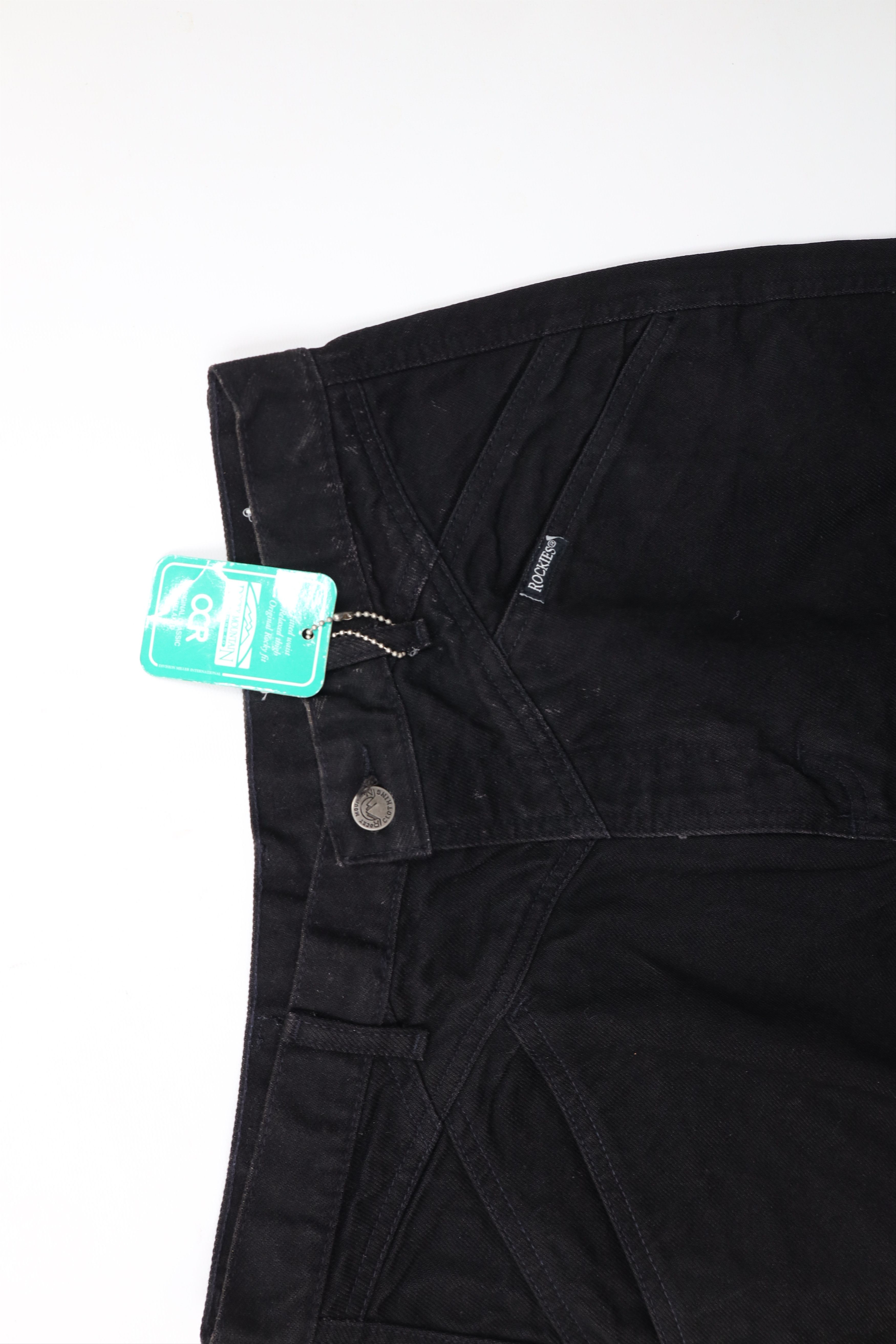 Vintage Deadstock Vintage 90s Streetwear High Waist Straight Jeans Size 31" - 7 Thumbnail