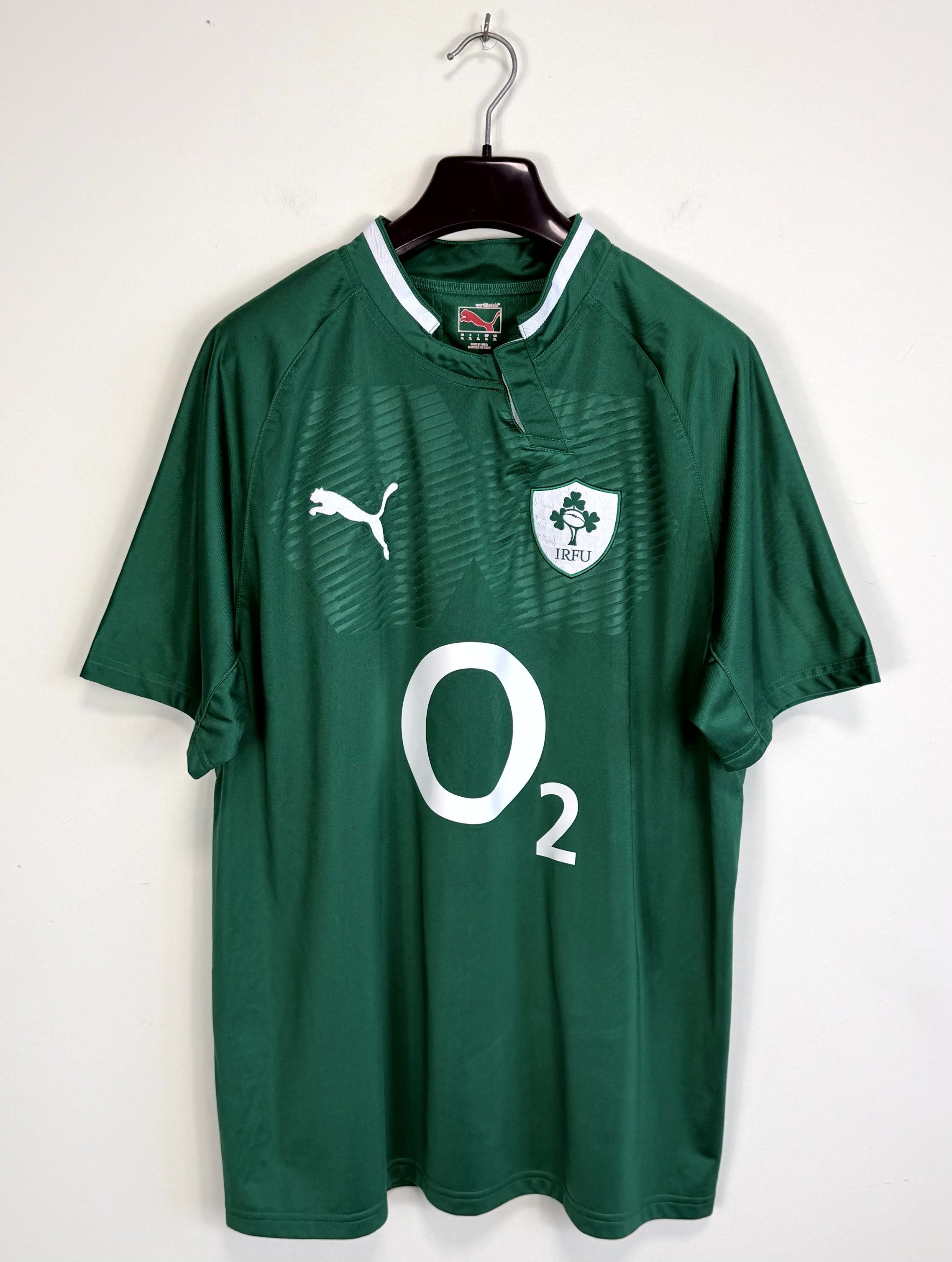 Puma Puma Ireland IRFU O2 Home Rugby Jersey 2011-12 Size US XL / EU 56 / 4 - 1 Thumbnail