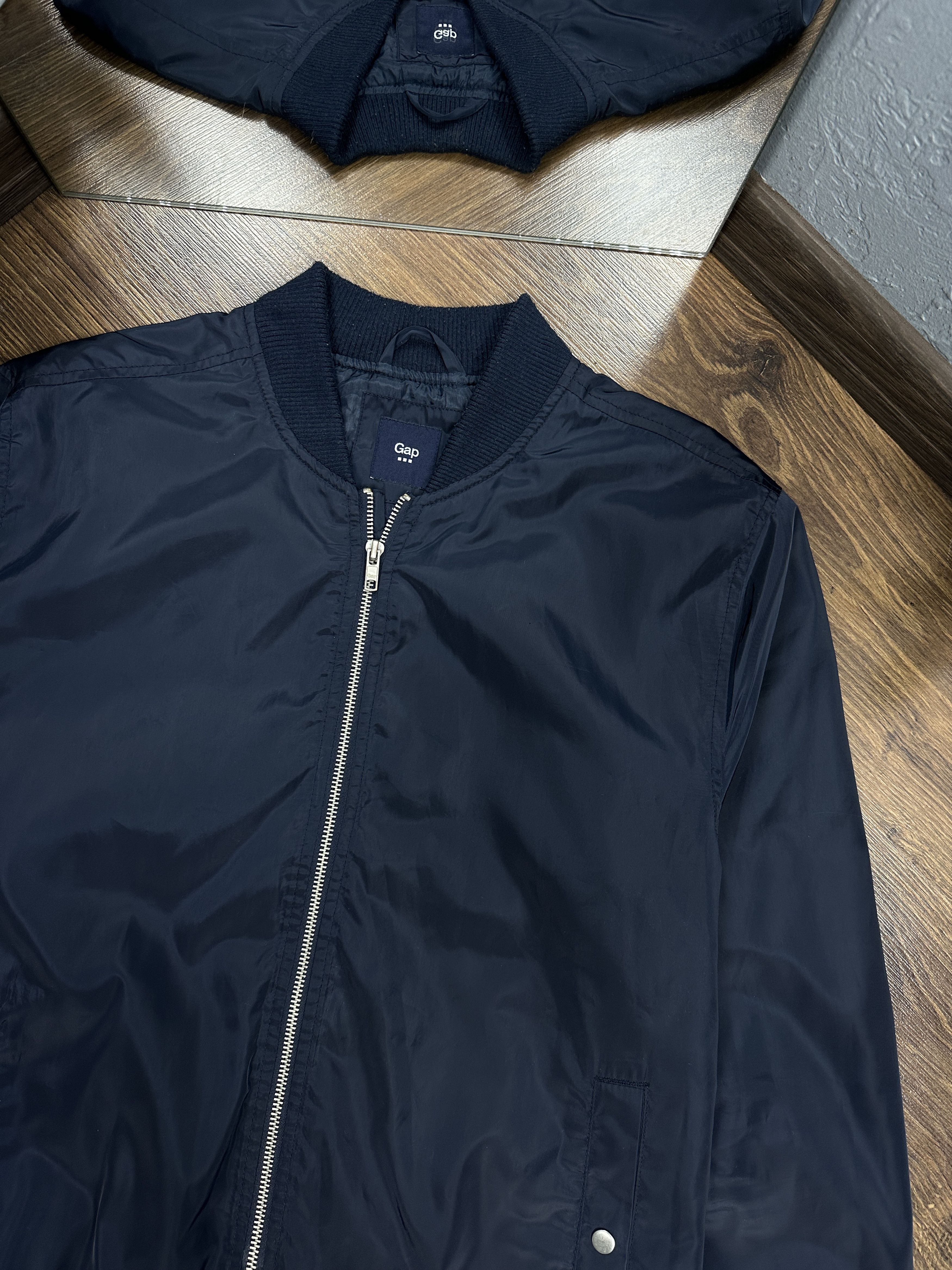 Gap Gap Vintage Mens Nylon Bomber Jacket Size US M / EU 48-50 / 2 - 2 Thumbnail
