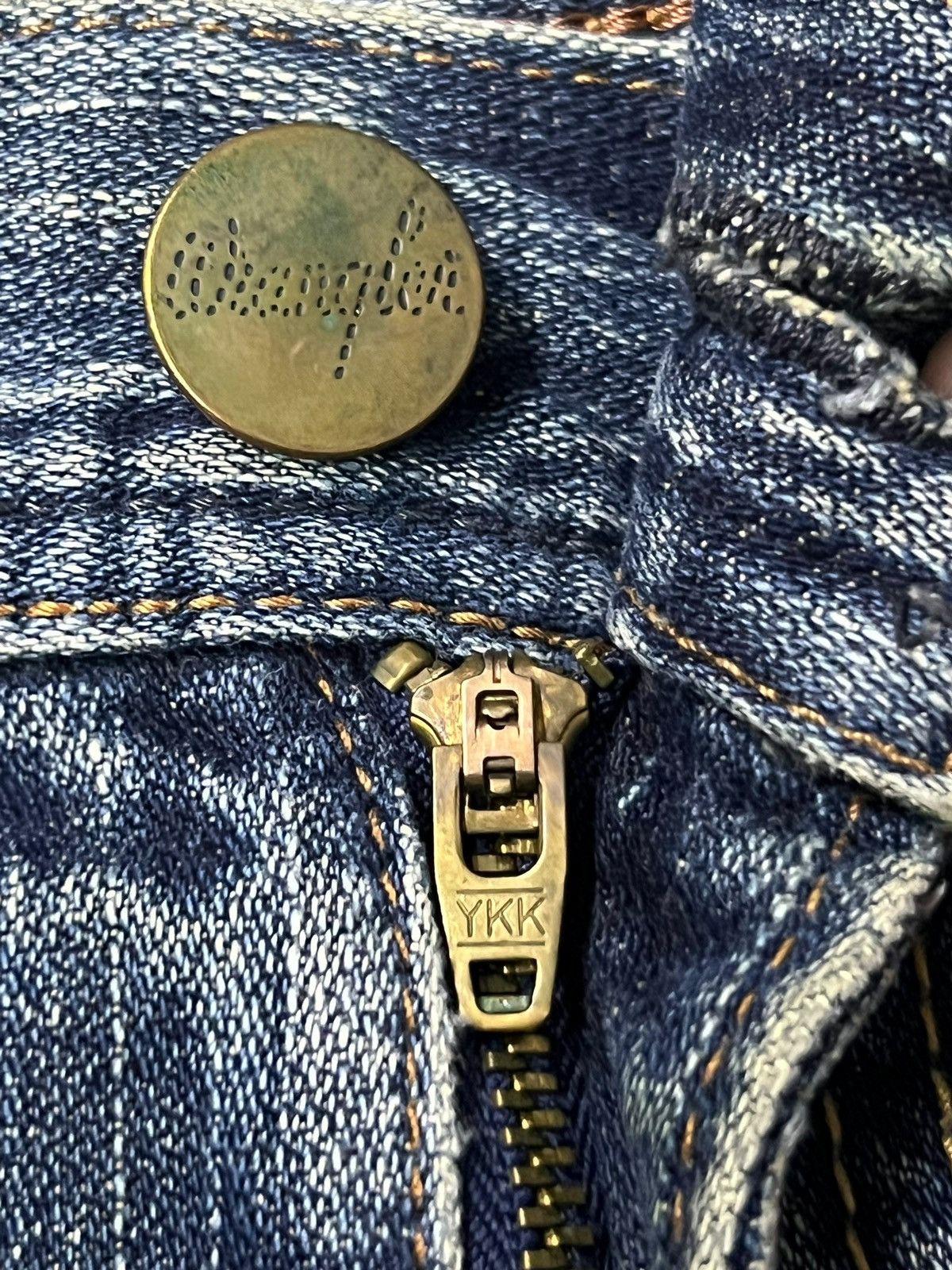 Wrangler Vintage Y2K Wrangler - Faded Mud Wash, Distressed Denim Size US 29 - 10 Thumbnail