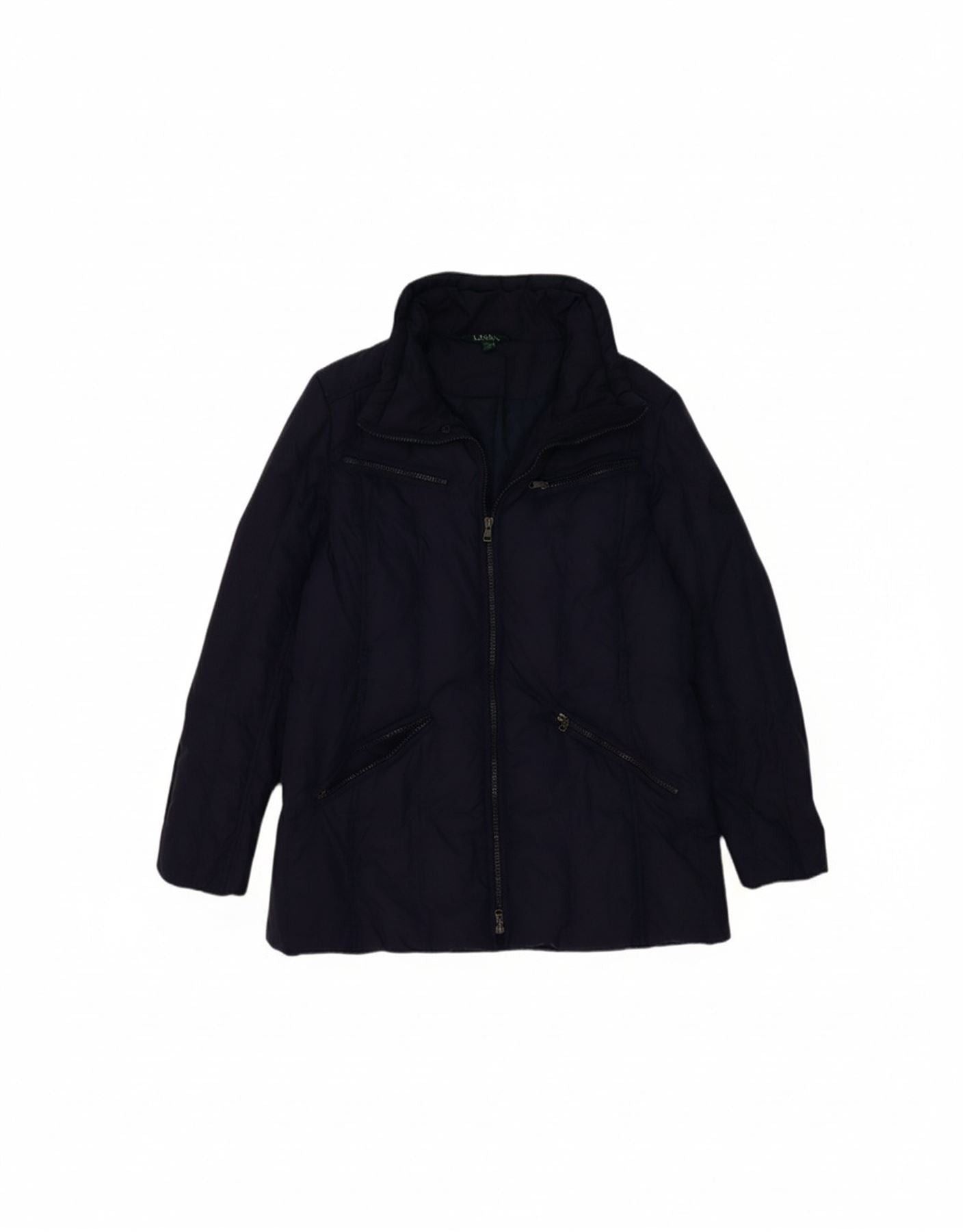 Ralph Lauren Womens Padded Jacket UK 16 Large Navy Blue Polyester Size M / US 6-8 / IT 42-44 - 1 Thumbnail