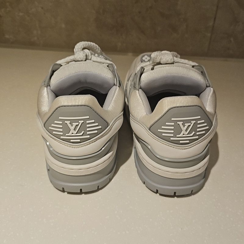 Louis Vuitton Louis Vuitton Trainer Maxi Leather Low-Top Sneakers -2505 Size US 6 / IT 36 - 3 Thumbnail