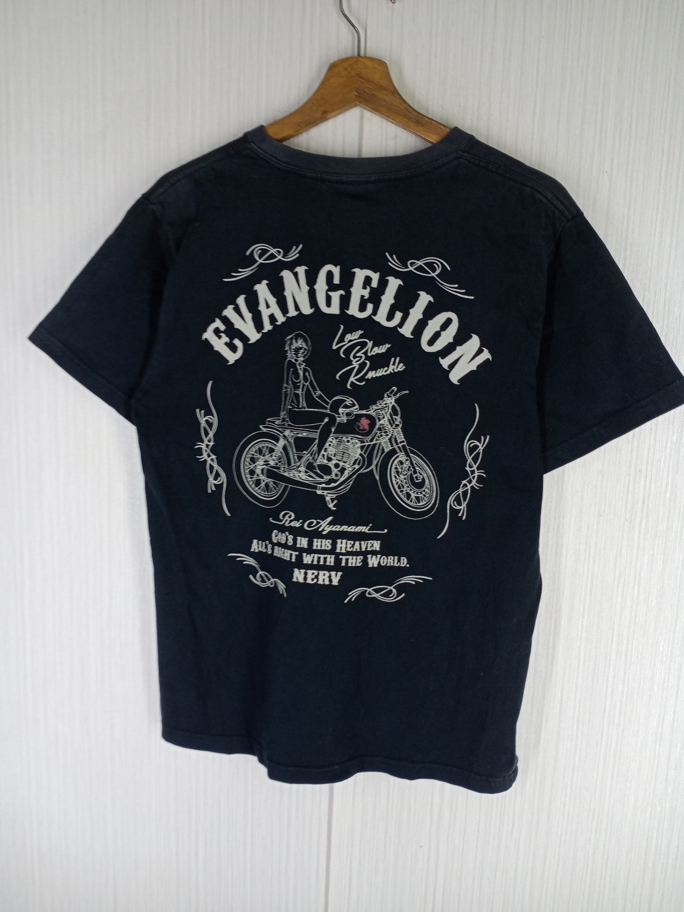 Anime Rare Low Blow Knuckle Nervous Evangalion Rei Ayanami Tshirt Size US M / EU 48-50 / 2 - 3 Thumbnail