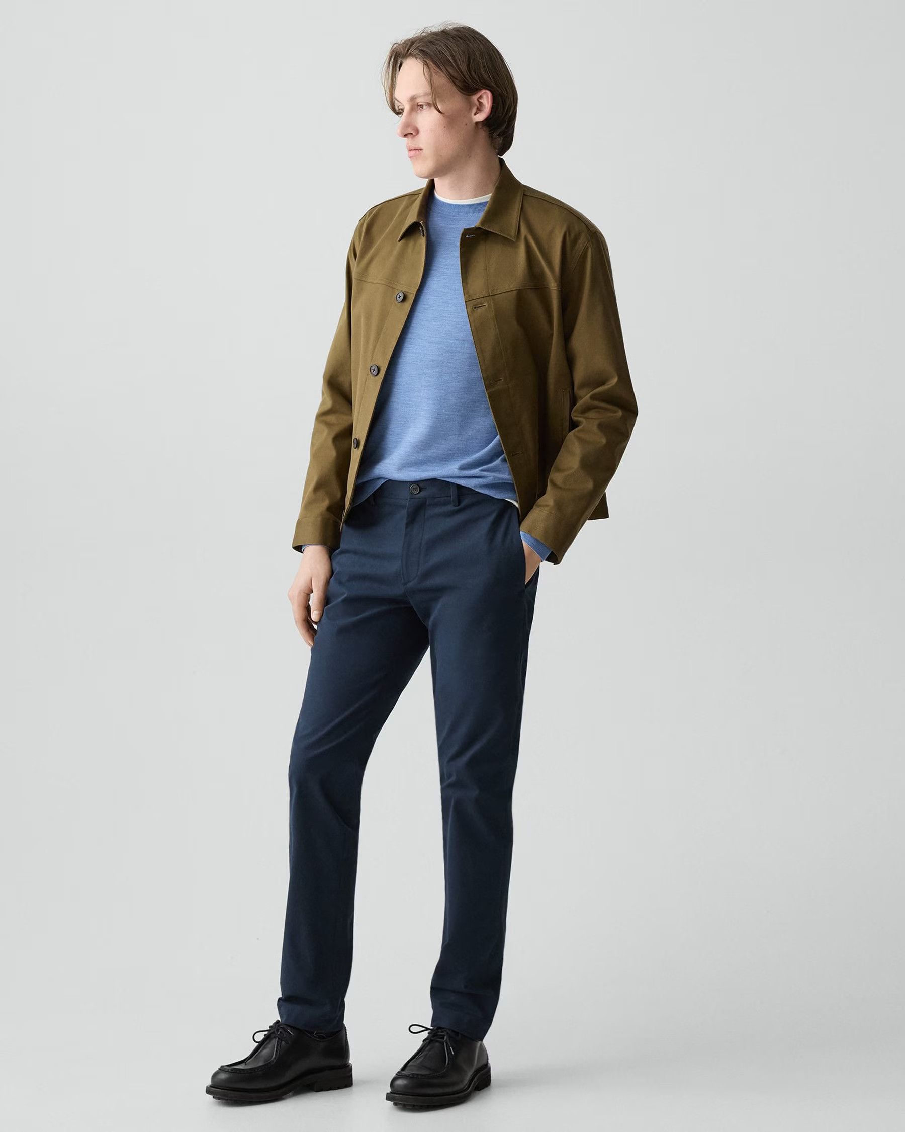Theory (Final Sale) Theory Navy Zaine Pants Size 40 Size US 40 / EU 56 - 2 Thumbnail