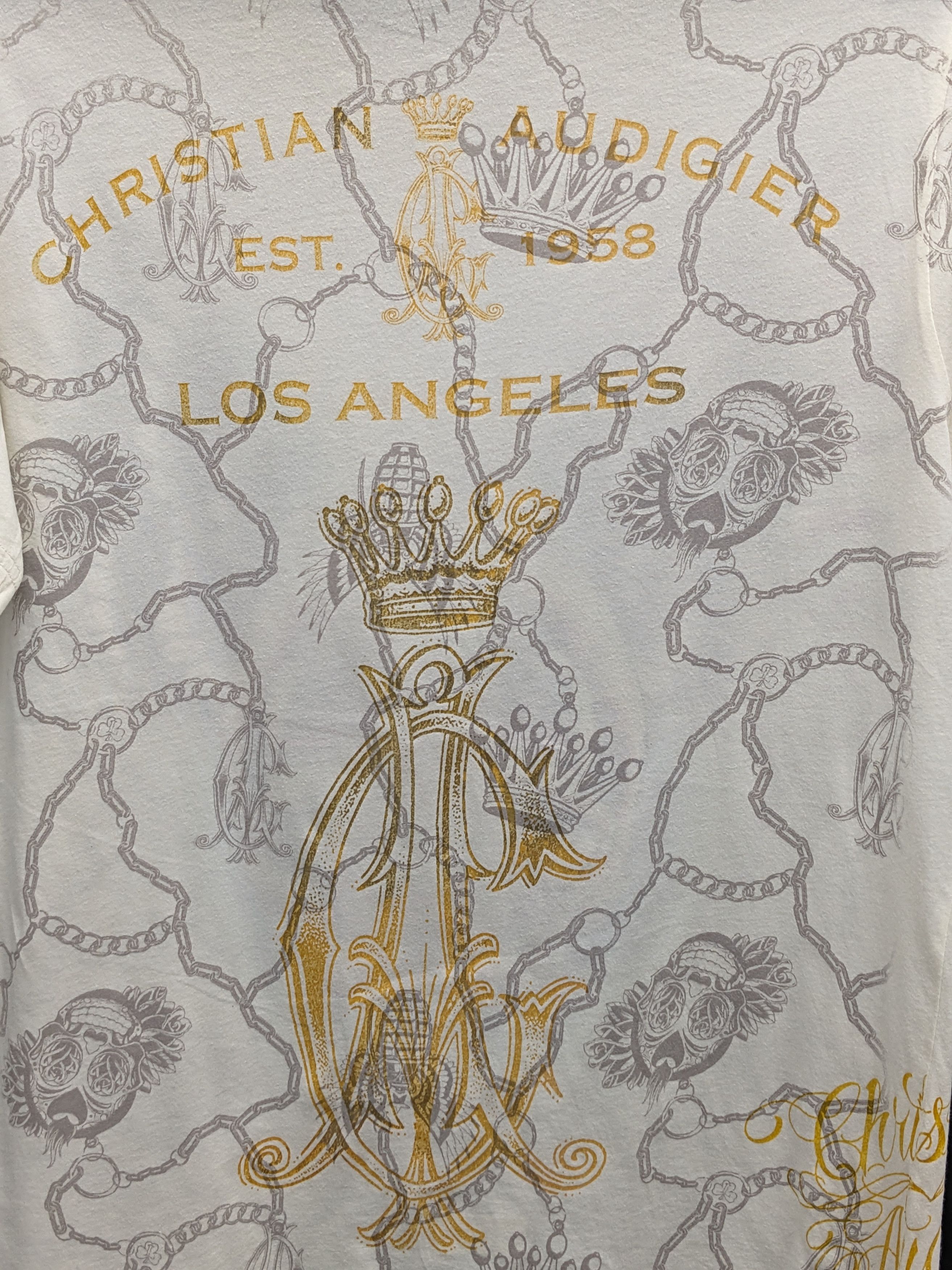 Ed Hardy ED HARDY CHRISTIAN AUDIGIER SKULL TSHIRT Size US M / EU 48-50 / 2 - 5 Thumbnail