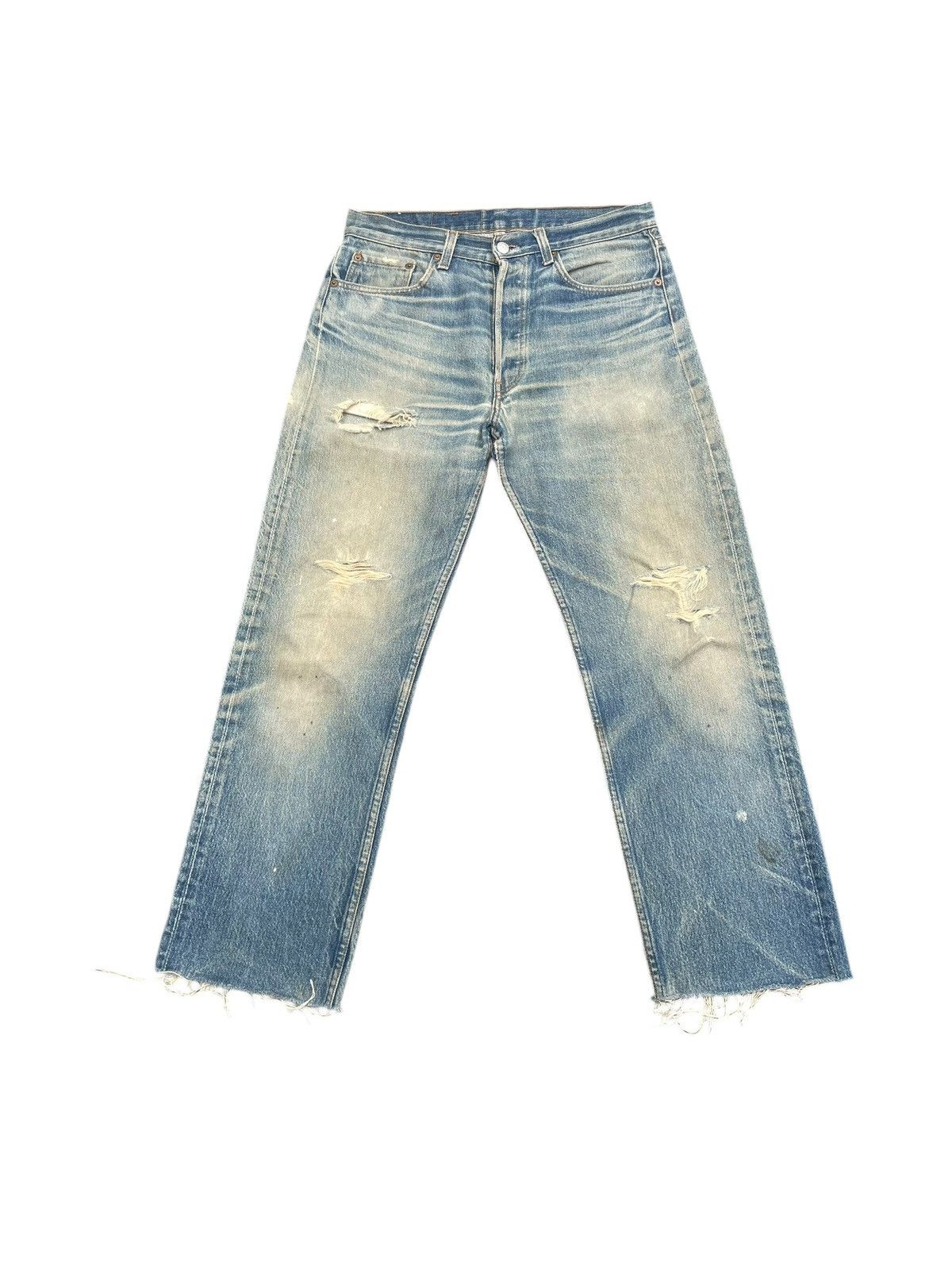 Levi's × Vintage Vintage 1989 Levis 501 XX Distresed Size US 32 / EU 48 - 1 Thumbnail