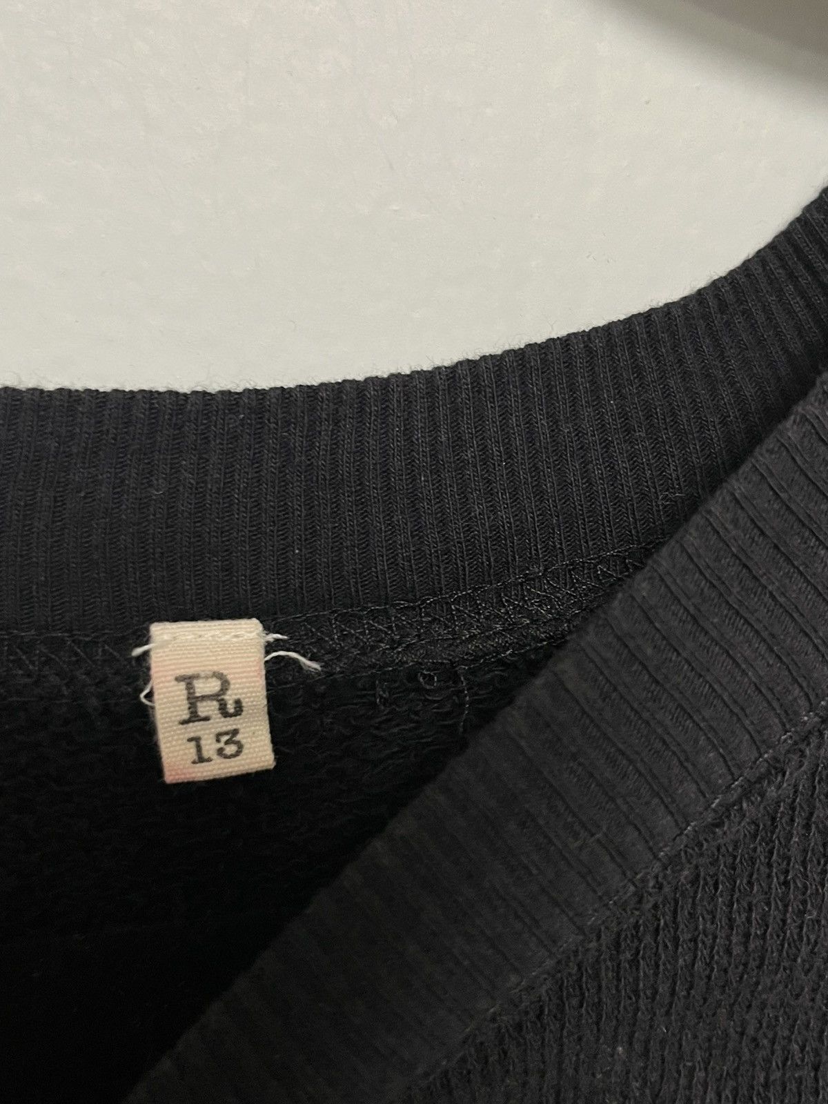 R13 Shredded Zip Side Sweatshirt. Size XS Size XS / US 0-2 / IT 36-38 - 10 Thumbnail