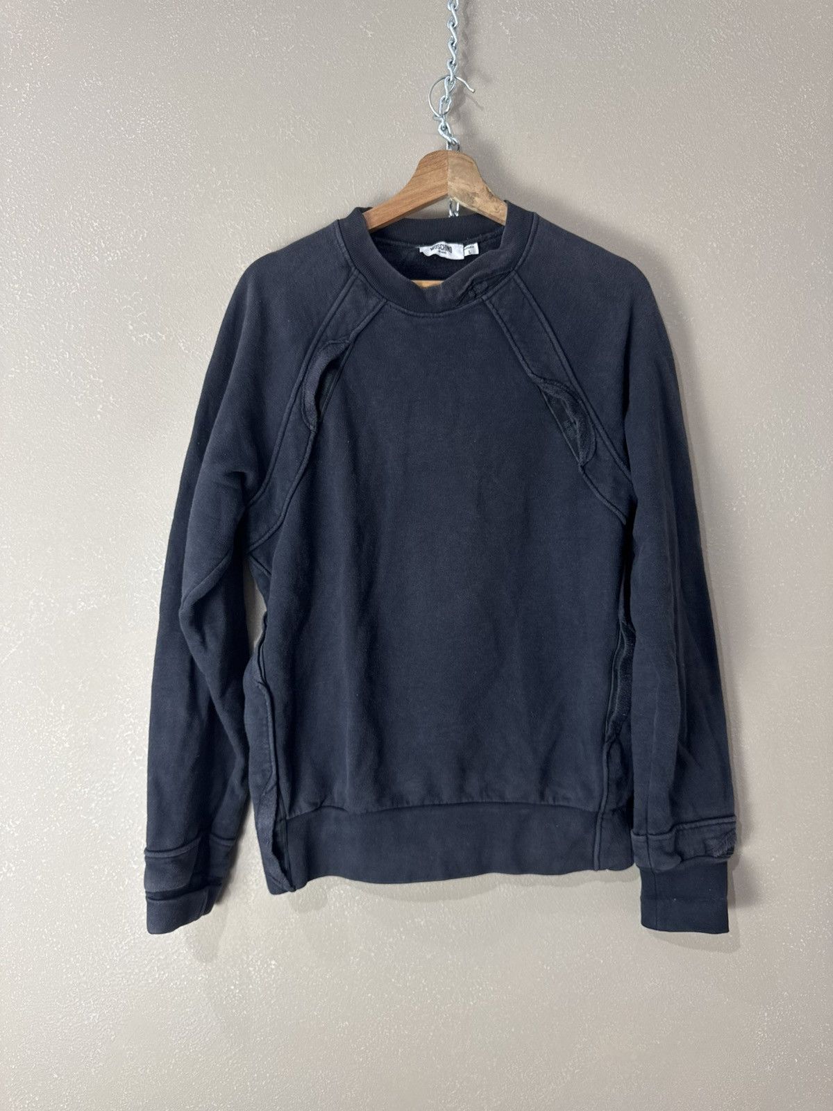 Moschino Vintage Moschino Jeans y2k rare Sweatshirt Size US L / EU 52-54 / 3 - 1 Thumbnail