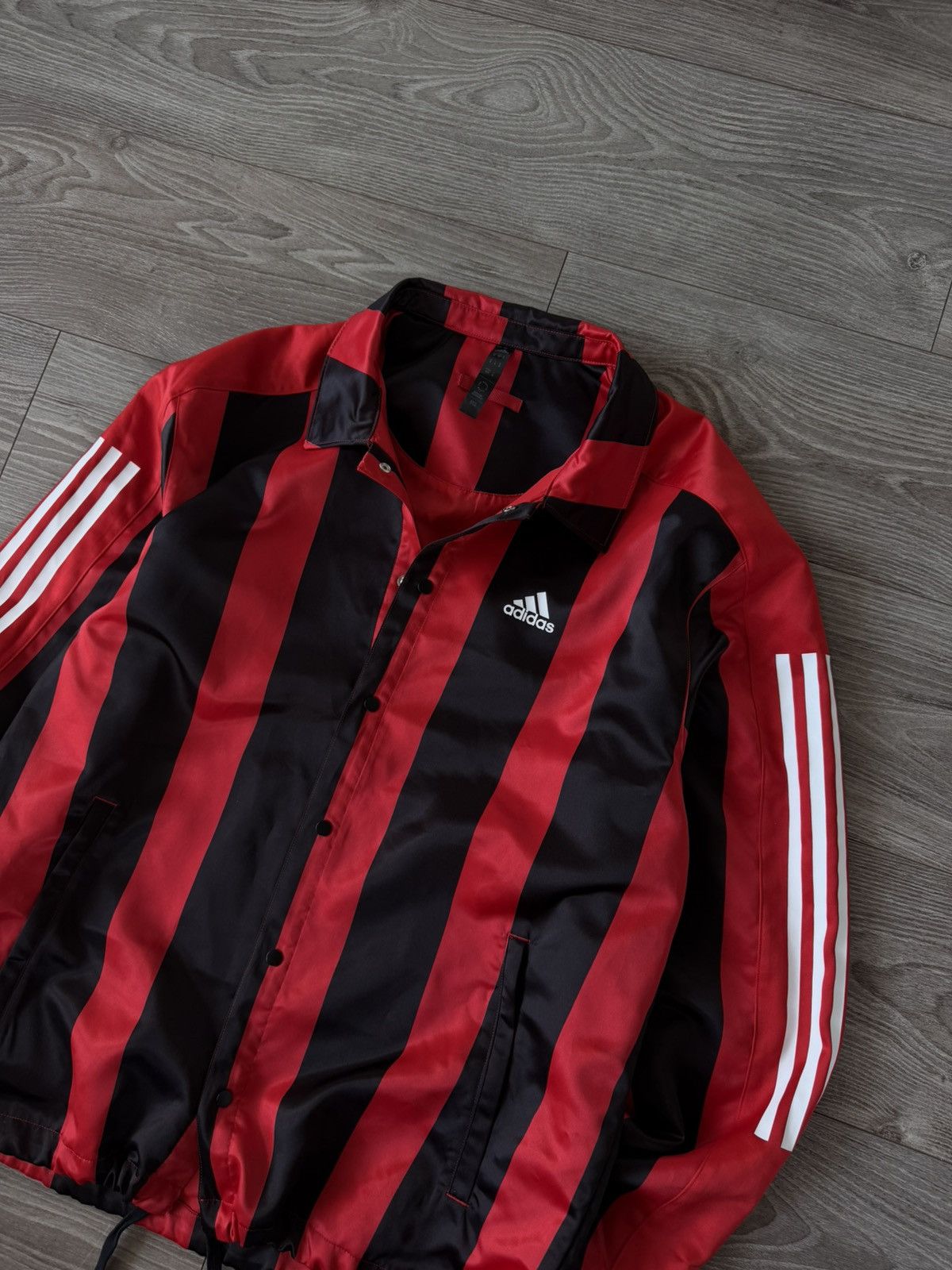 Adidas Adidas England Black Red Sportswear Coach Jacket Size US M / EU 48-50 / 2 - 5 Thumbnail