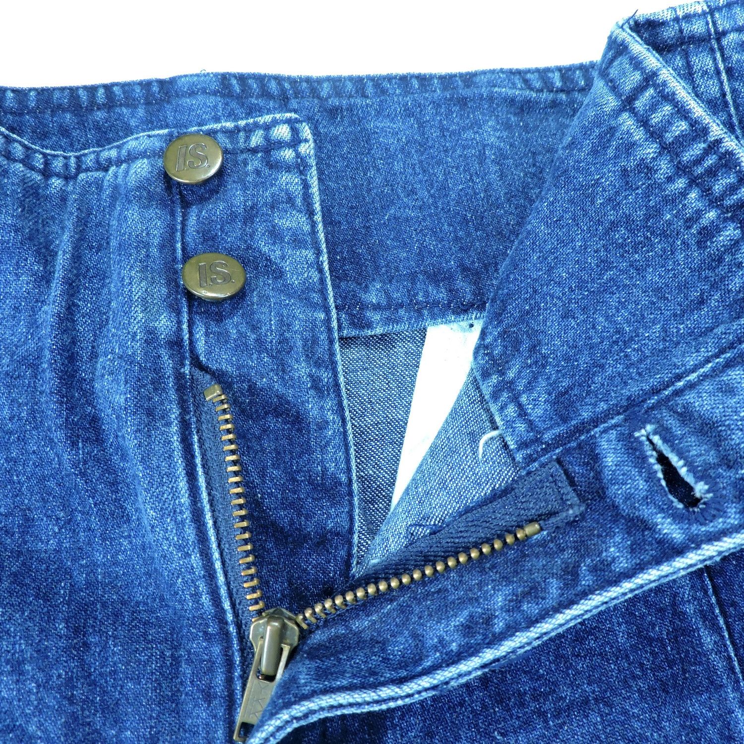 Issey Miyake ISSEY MIYAKE HIGH WAIST TAPERED DENIM LONG PANTS Size 29" - 6 Thumbnail