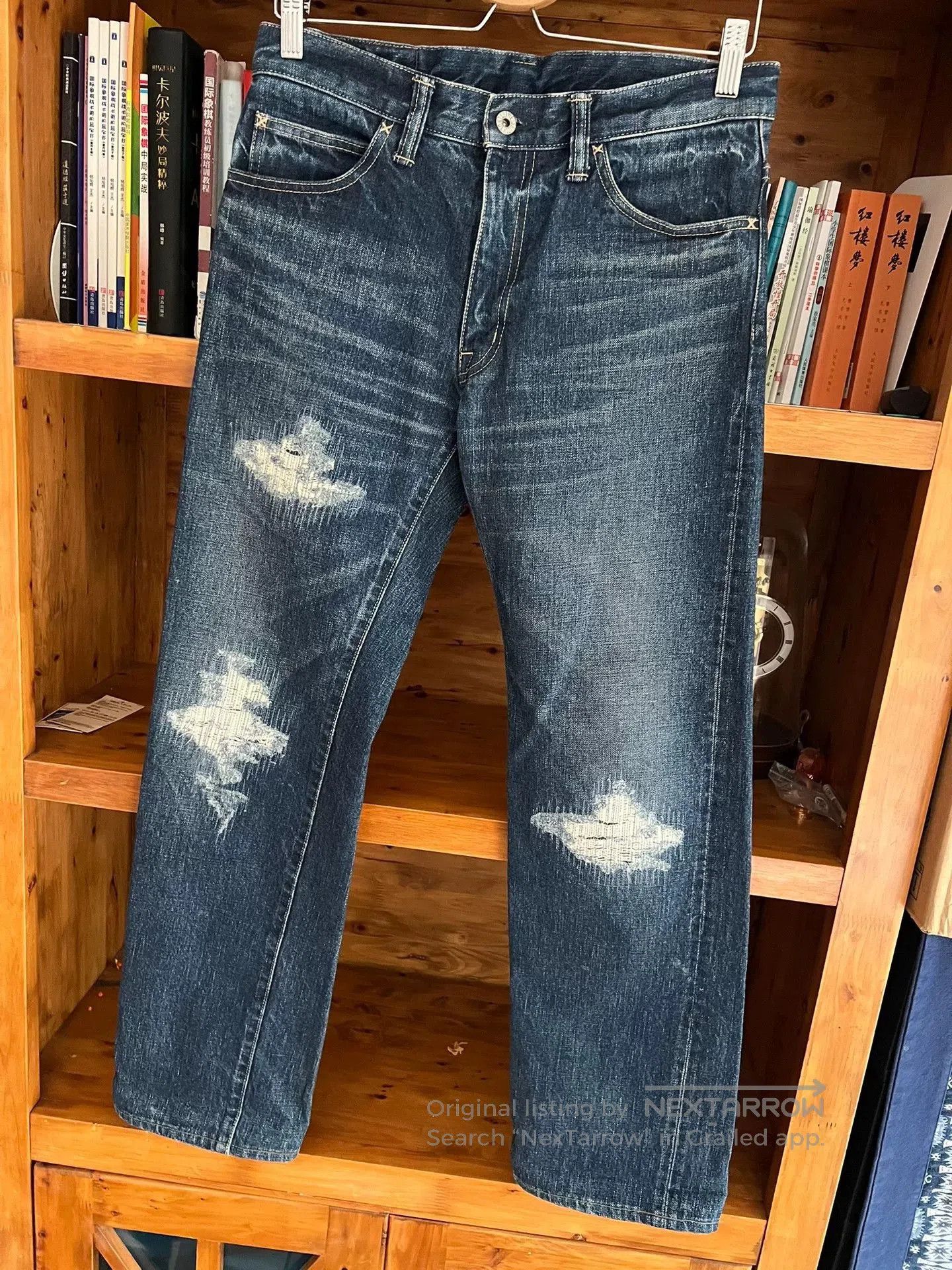 Tenderloin vintage washed distressed denim jeans. Size US 30 / EU 46 - 3 Thumbnail