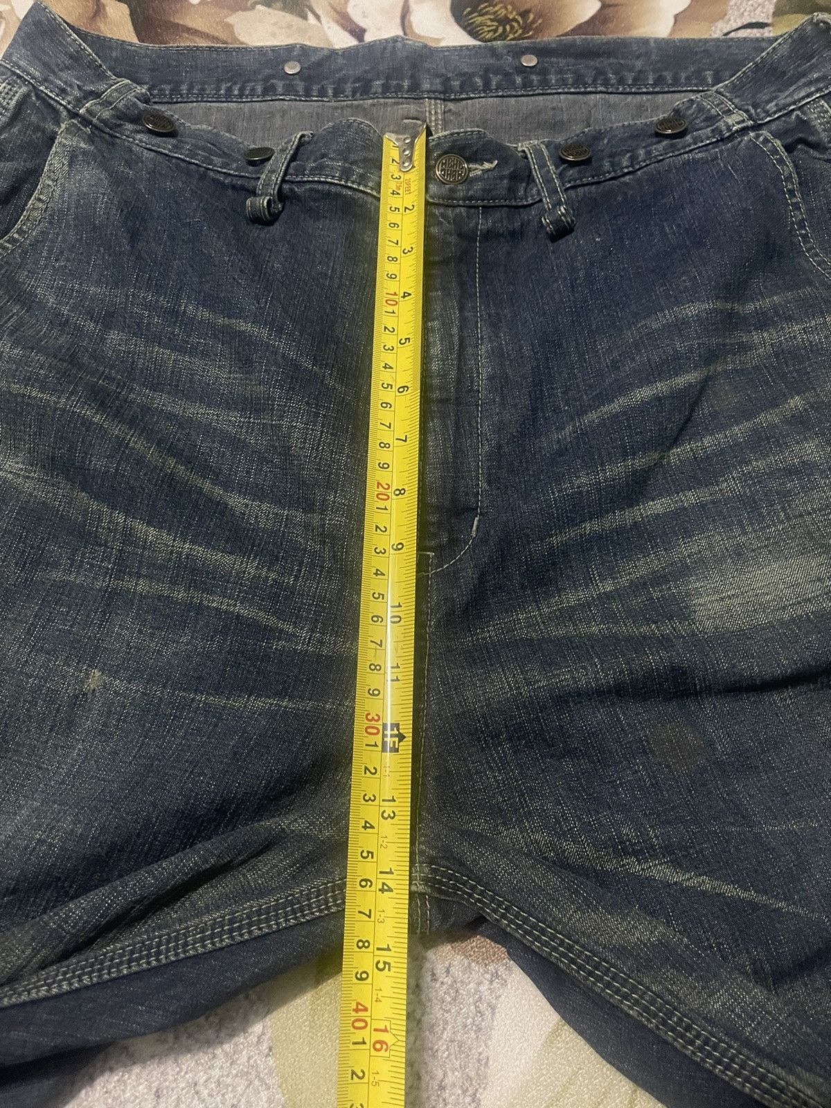 Japanese Brand Vintage Neighborhood Carpenter Baggy Jeans Size US 36 / EU 52 - 17 Thumbnail