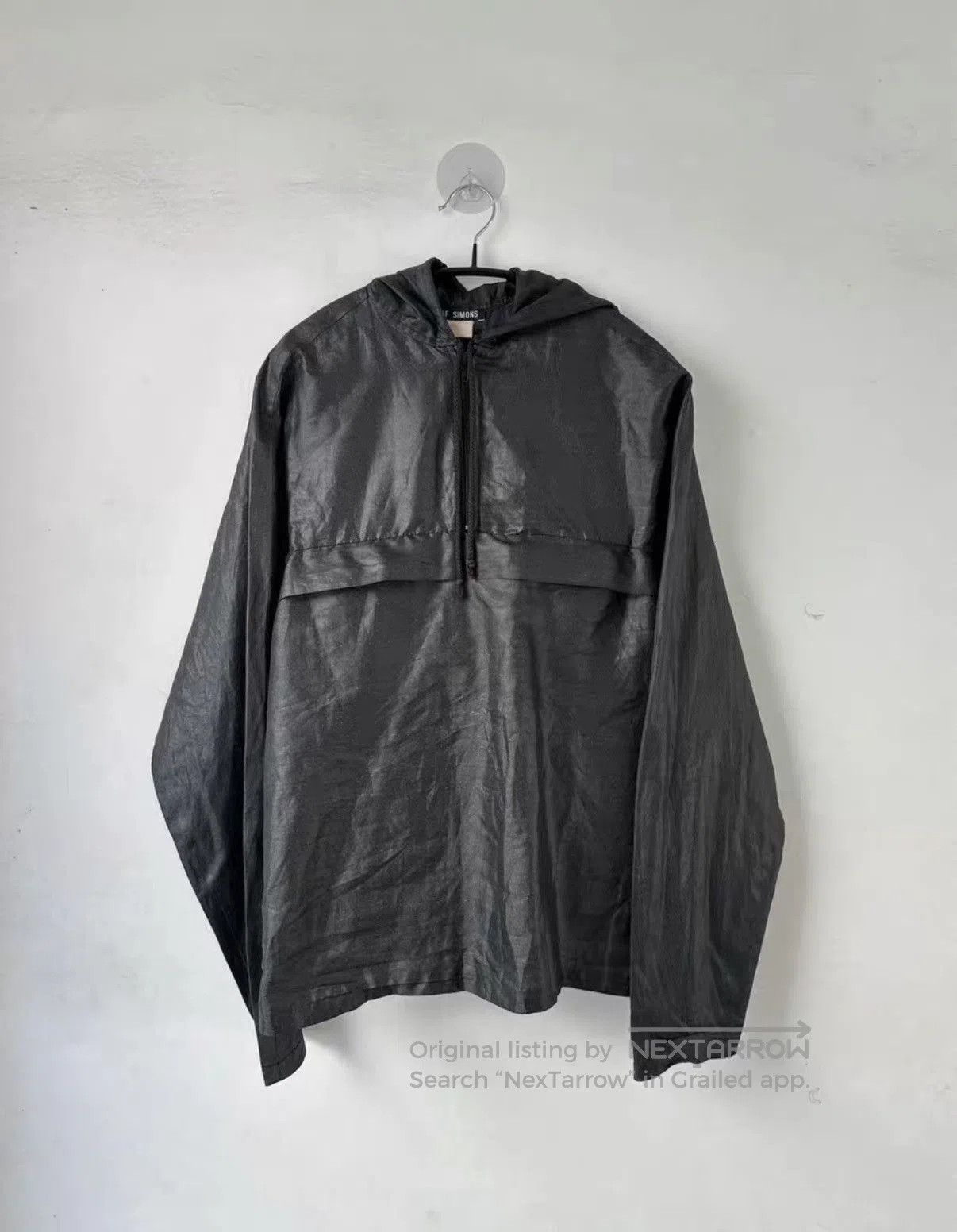 Raf Simons Black Hooded Lightweight Jacket. Size US L / EU 52-54 / 3 - 1 Thumbnail