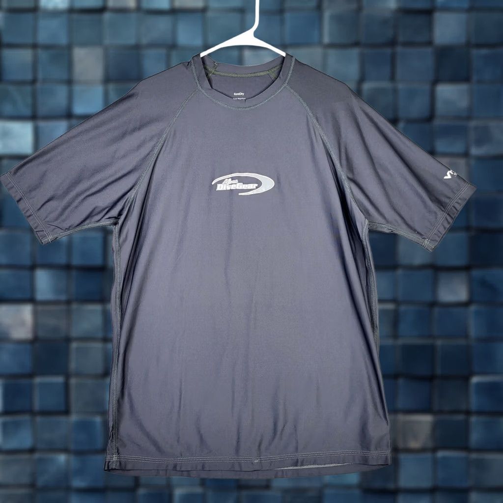 Vintage Kore Dry T-Shirt Men #M Short Sleeve Gray Nylon Drywater Workout Casual Activewear Shirt Size US M / EU 48-50 / 2 - 1 Thumbnail