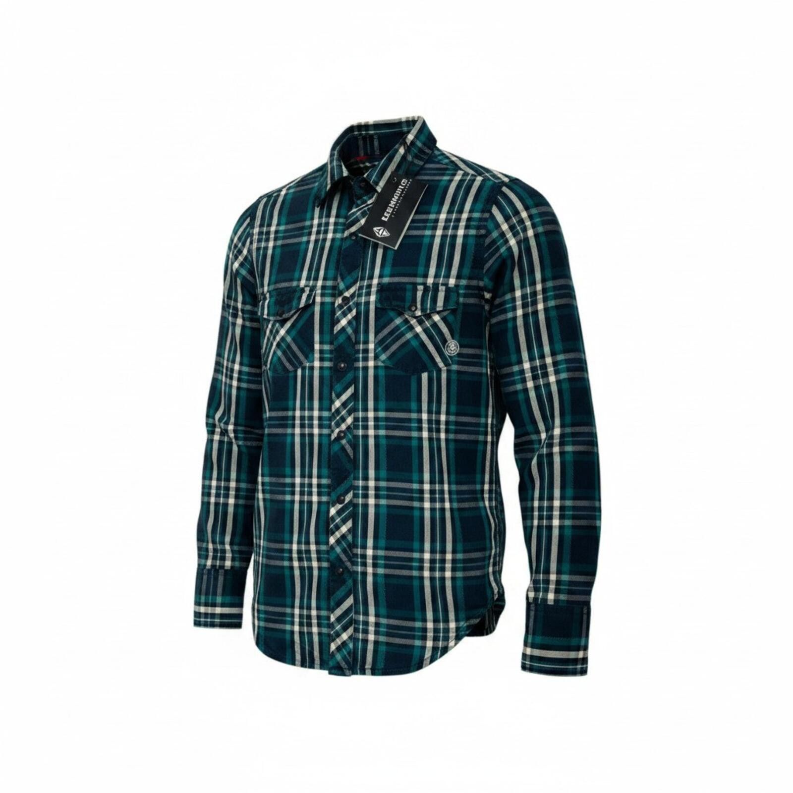 Element Element Shirt Men's UK Size XS Blue Plaid Pocket Embroidered Size US XS / EU 42 / 0 - 1 Thumbnail
