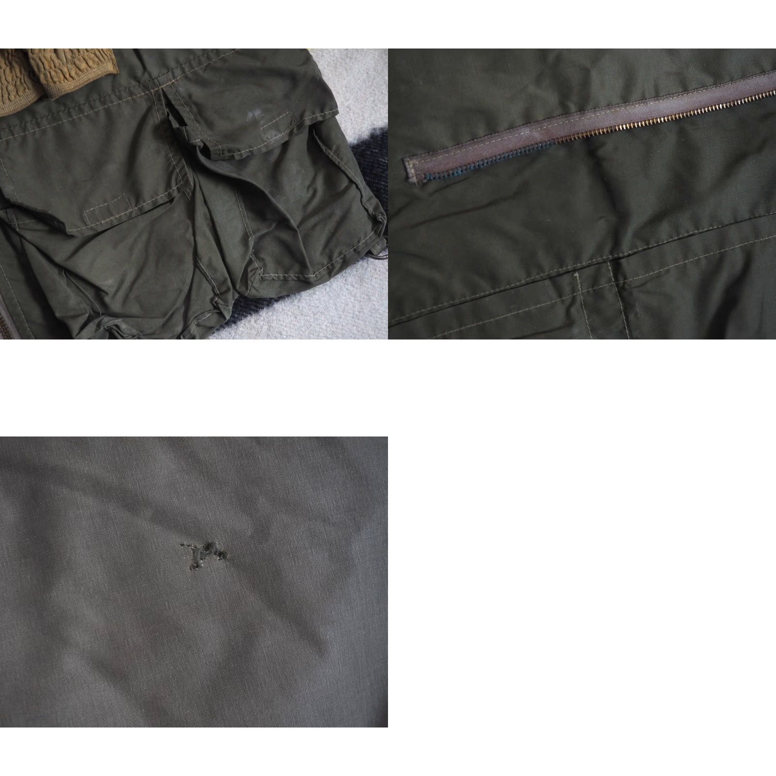Vintage VINTAGE Shoshoni Vest Outdoor Hunting Cotton Suede Military Jacket Mens L Brown 50s Zip Pockets Size US L / EU 52-54 / 3 - 8 Thumbnail