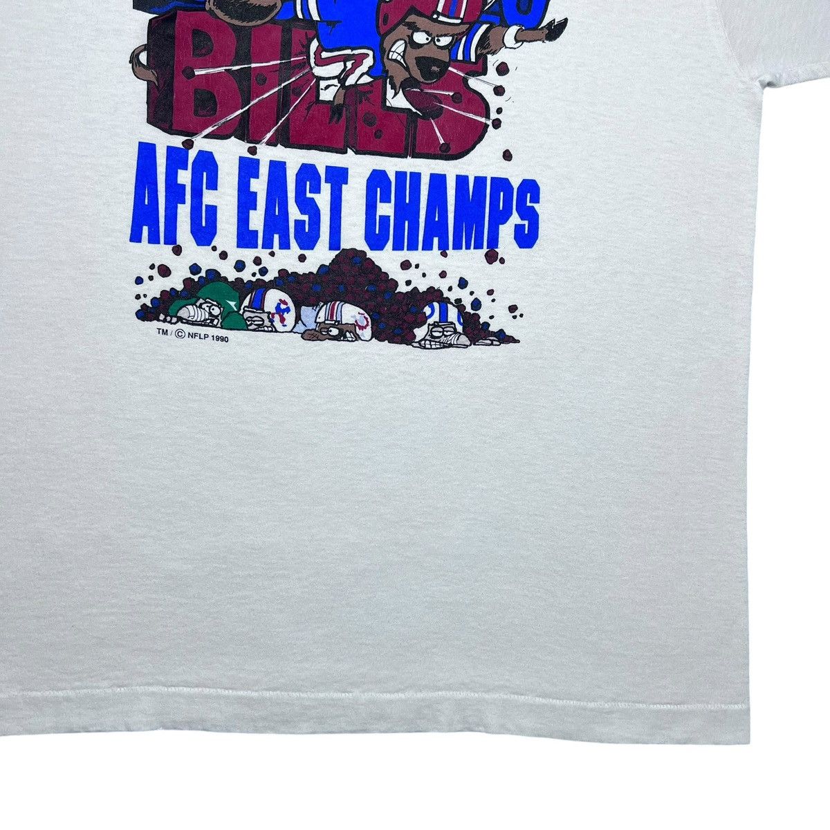 NFL Vintage 1990 NFL Buffalo Bills AFC East Champions T-Shirt Size US XL / EU 56 / 4 - 9 Thumbnail
