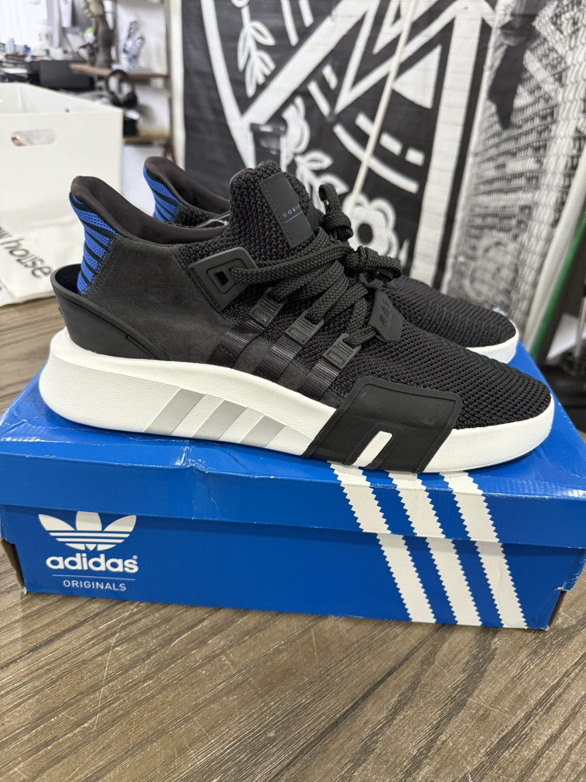 ⚡️ Adidas EQT BASK ADV Black CQ2994 New! Size 12 ⚡️