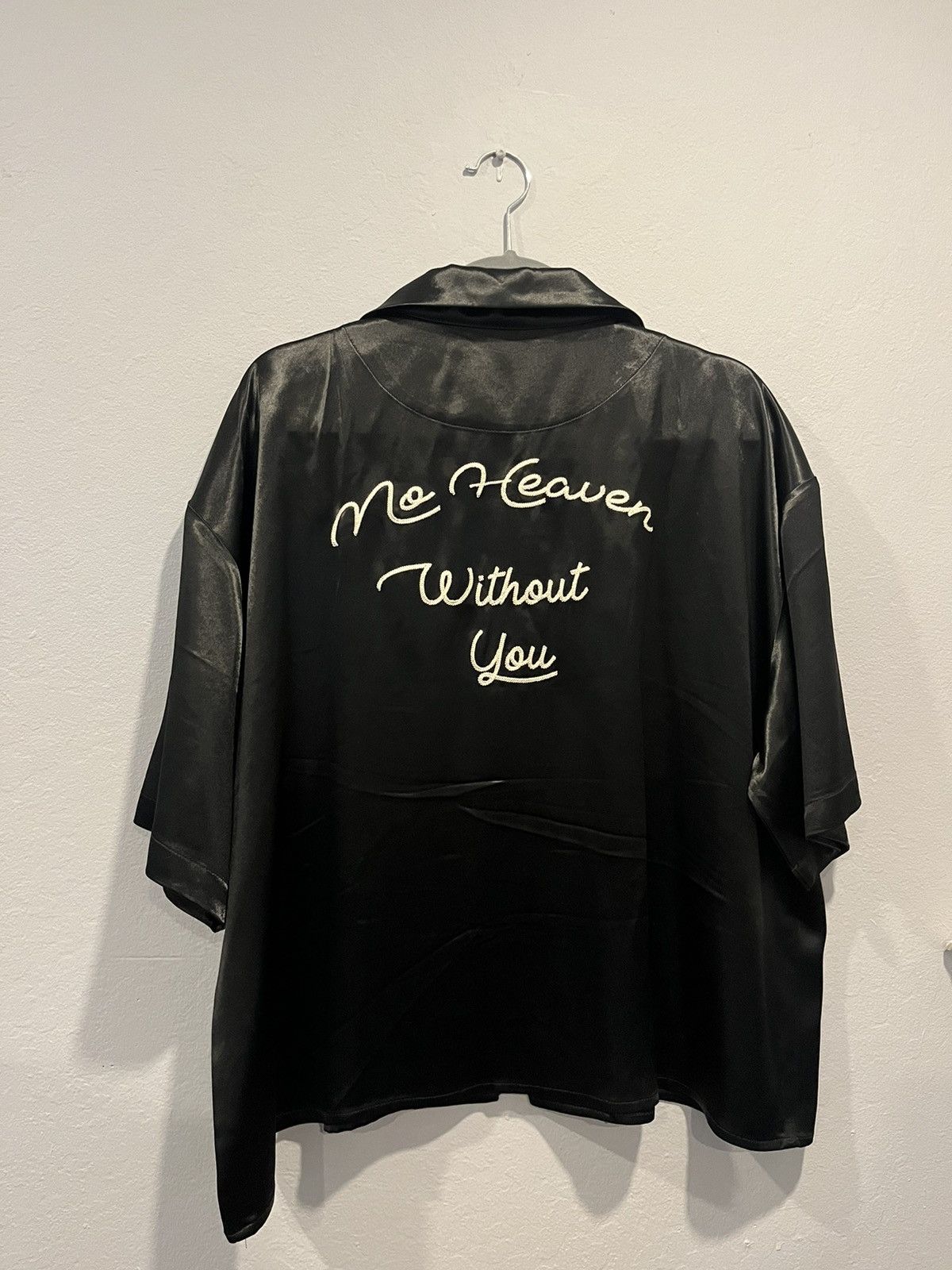 No Maintenance No Heaven Without You” Acetate Camp Collar Shirt Size US XL / EU 56 / 4 - 4 Thumbnail
