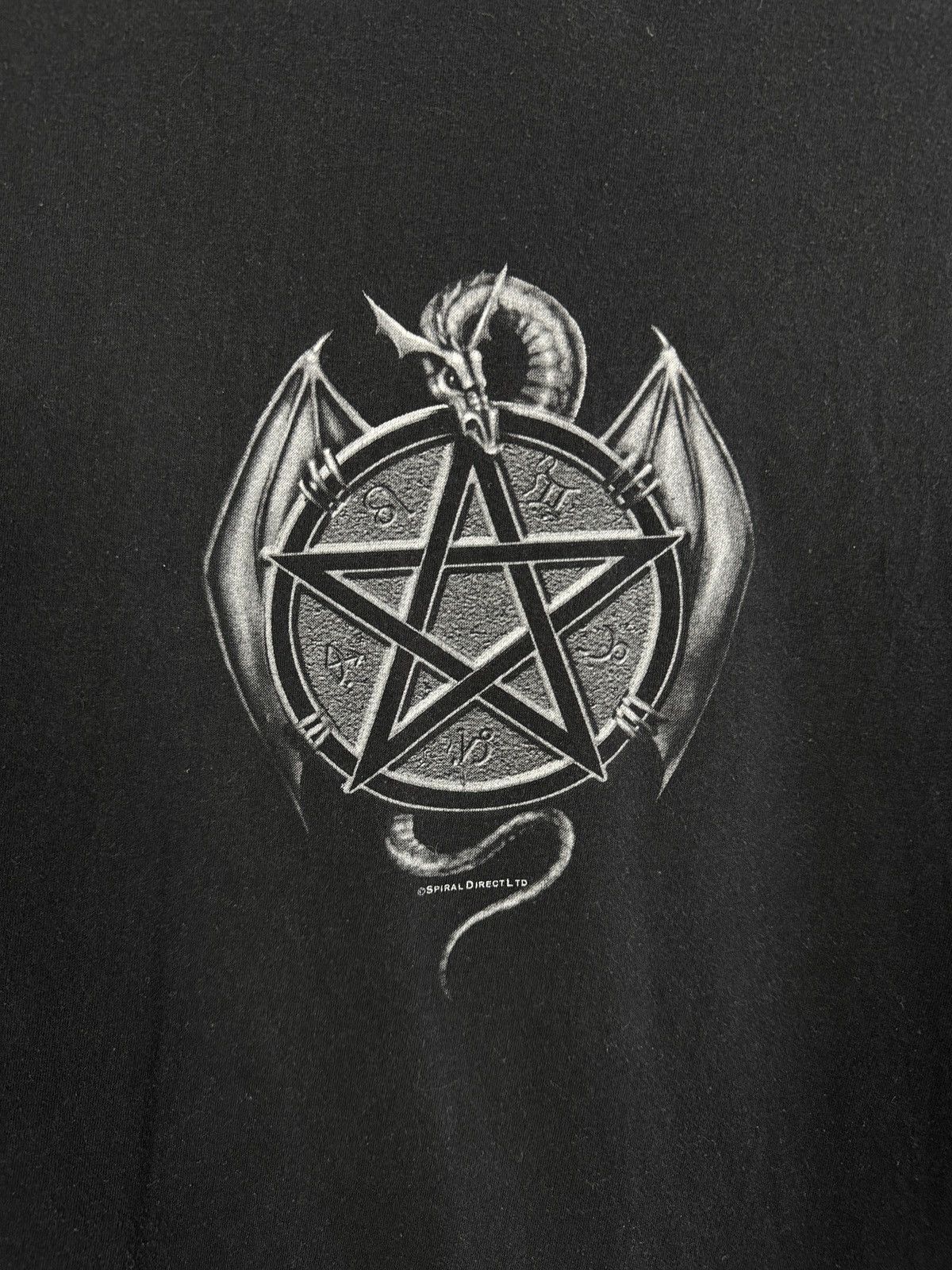 Vintage Men’s Spiral Vintage T-Shirt Bat Dragon Band Tee Size L Size US L / EU 52-54 / 3 - 14 Thumbnail