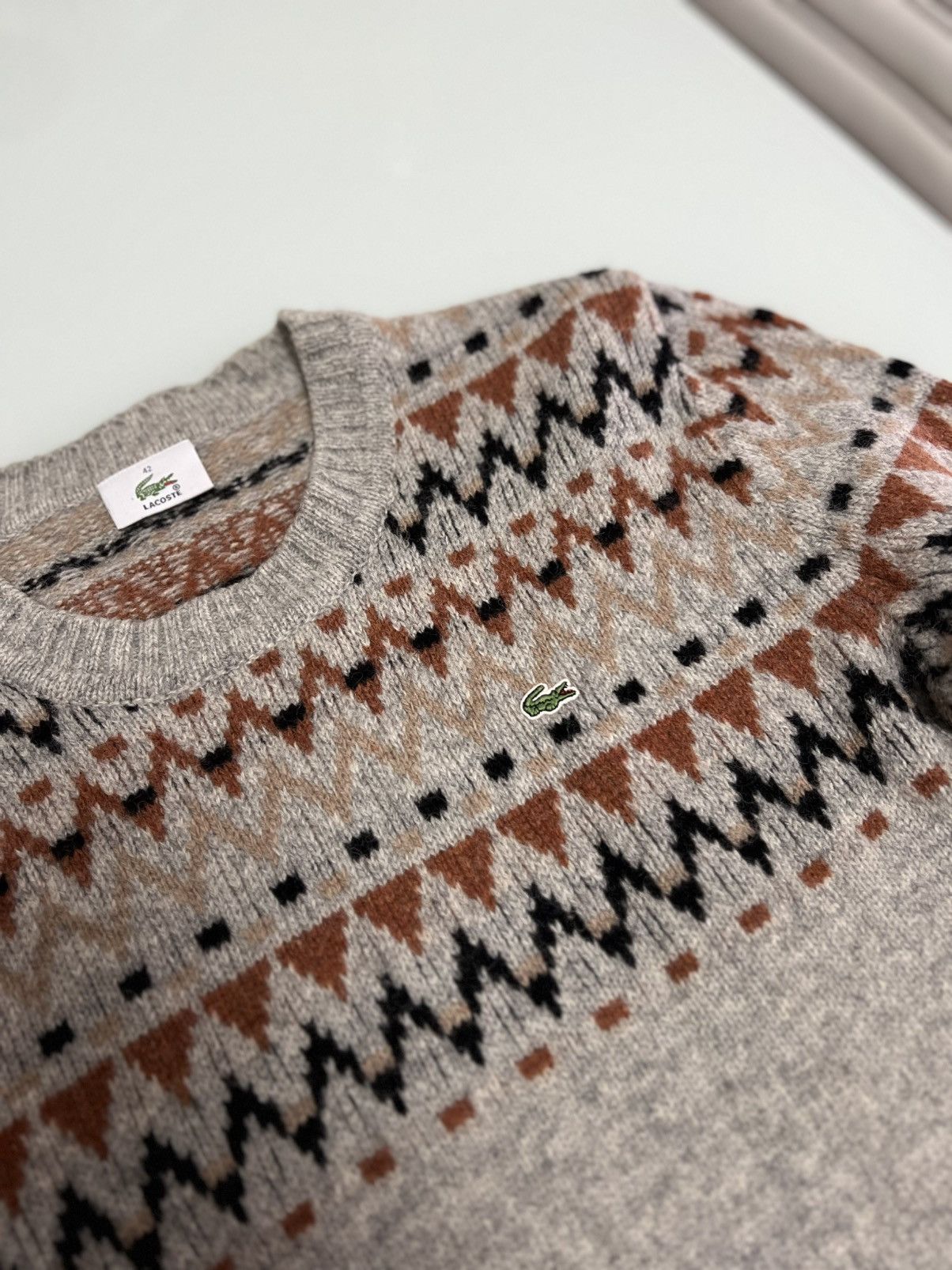 Lacoste Vintage Lacoste Knit Sweater Size S / US 4 / IT 40 - 2 Thumbnail
