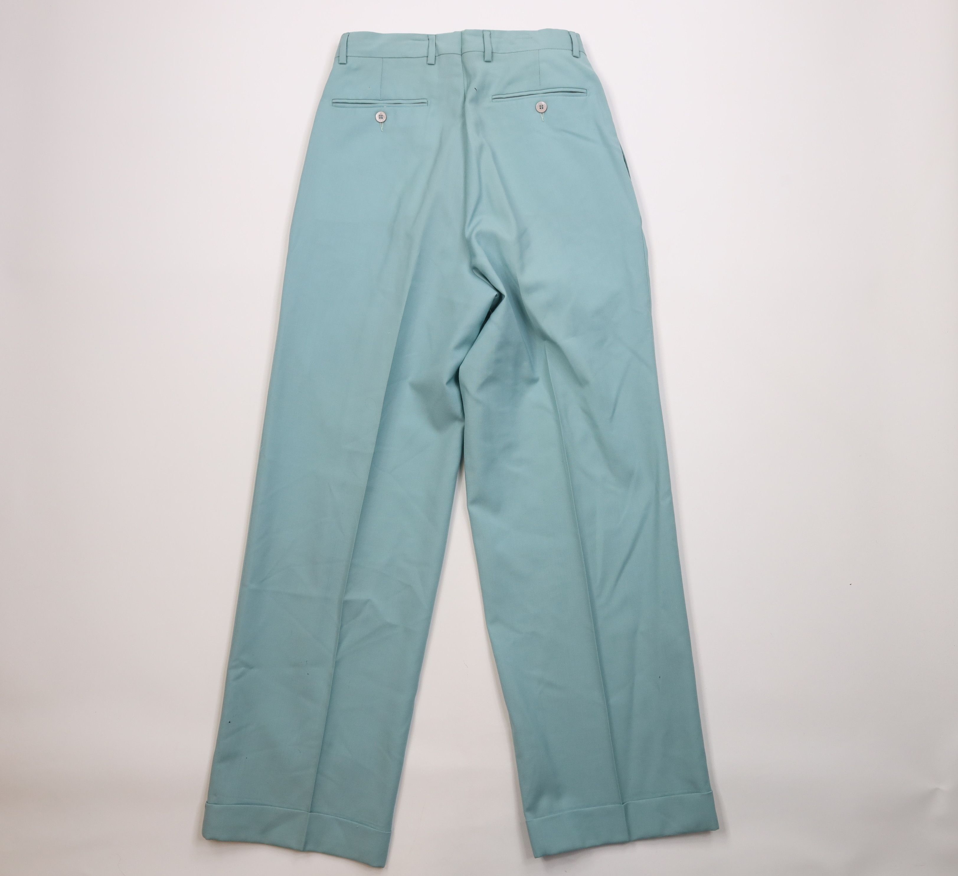 Vintage Vintage 90s Hollywood Regency High Waisted Wide Leg Pants Size US 30 / EU 46 - 11 Thumbnail