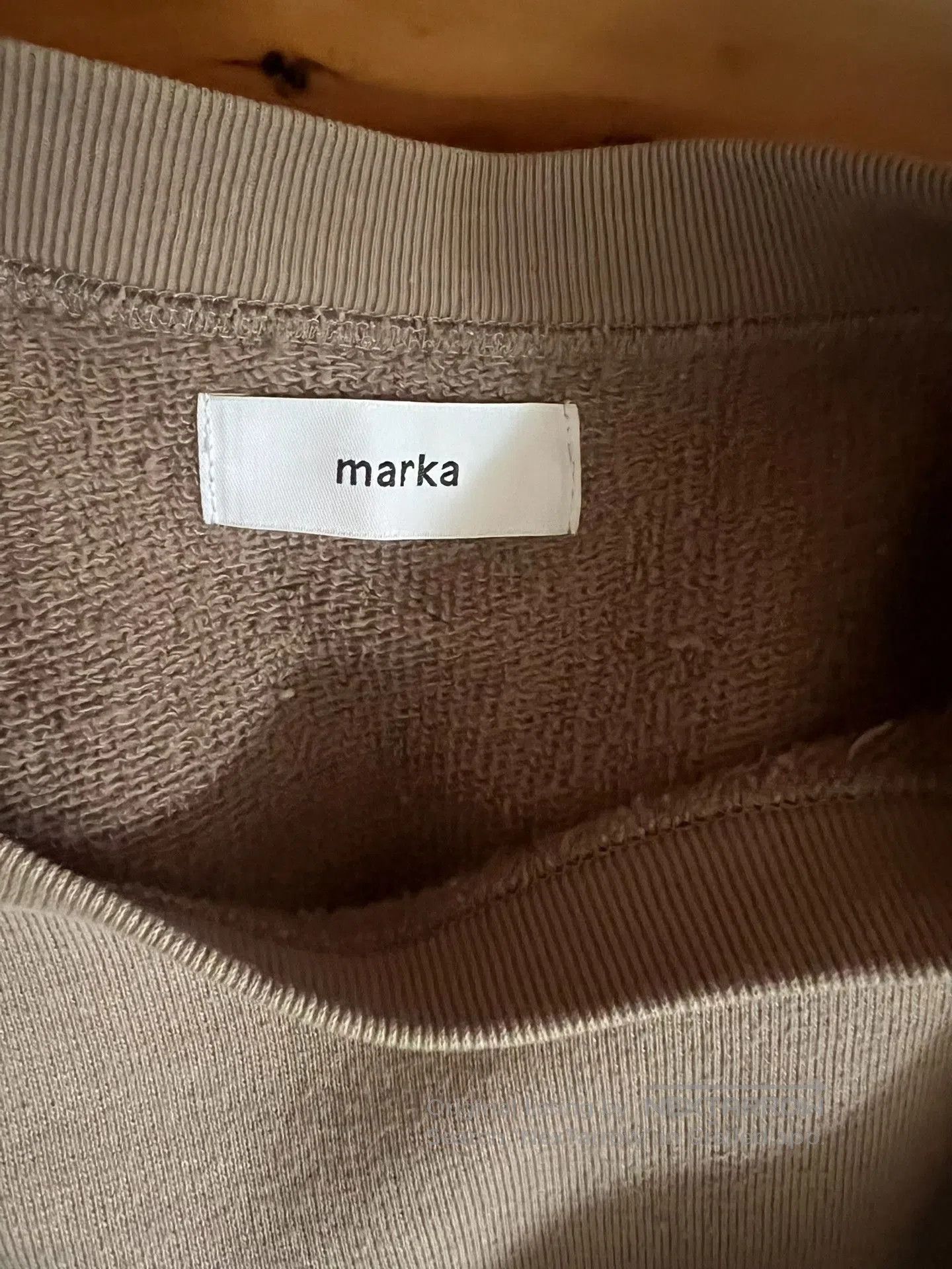 Markaware Marka Beige Oversized Crewneck Sweatshirt. Size US M / EU 48-50 / 2 - 9 Thumbnail