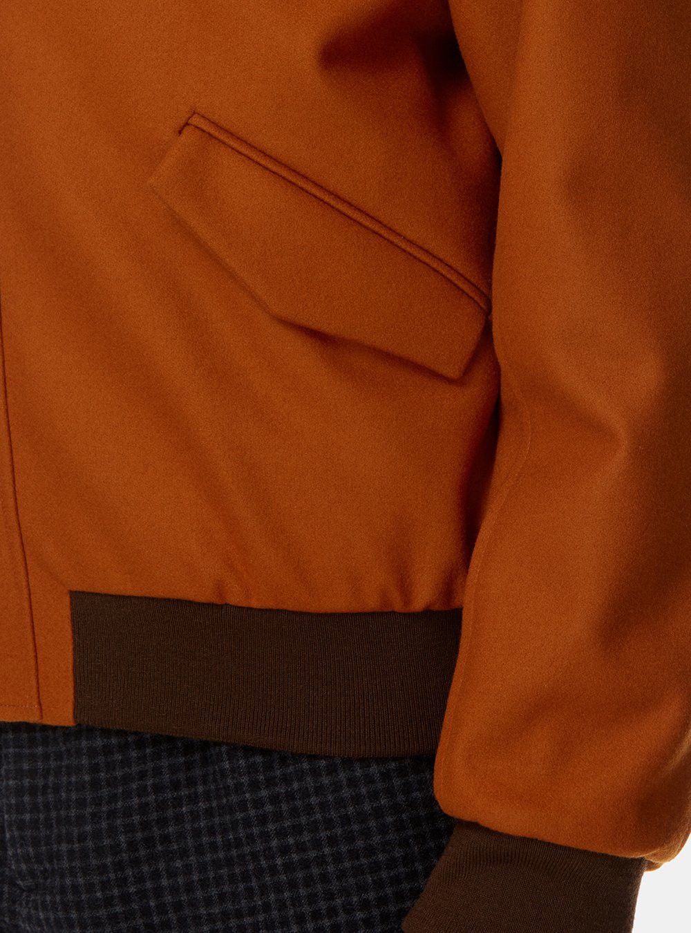 Other Qasimi Atayal Reversible Felt Bomber Camel 48 Size US M / EU 48-50 / 2 - 4 Thumbnail