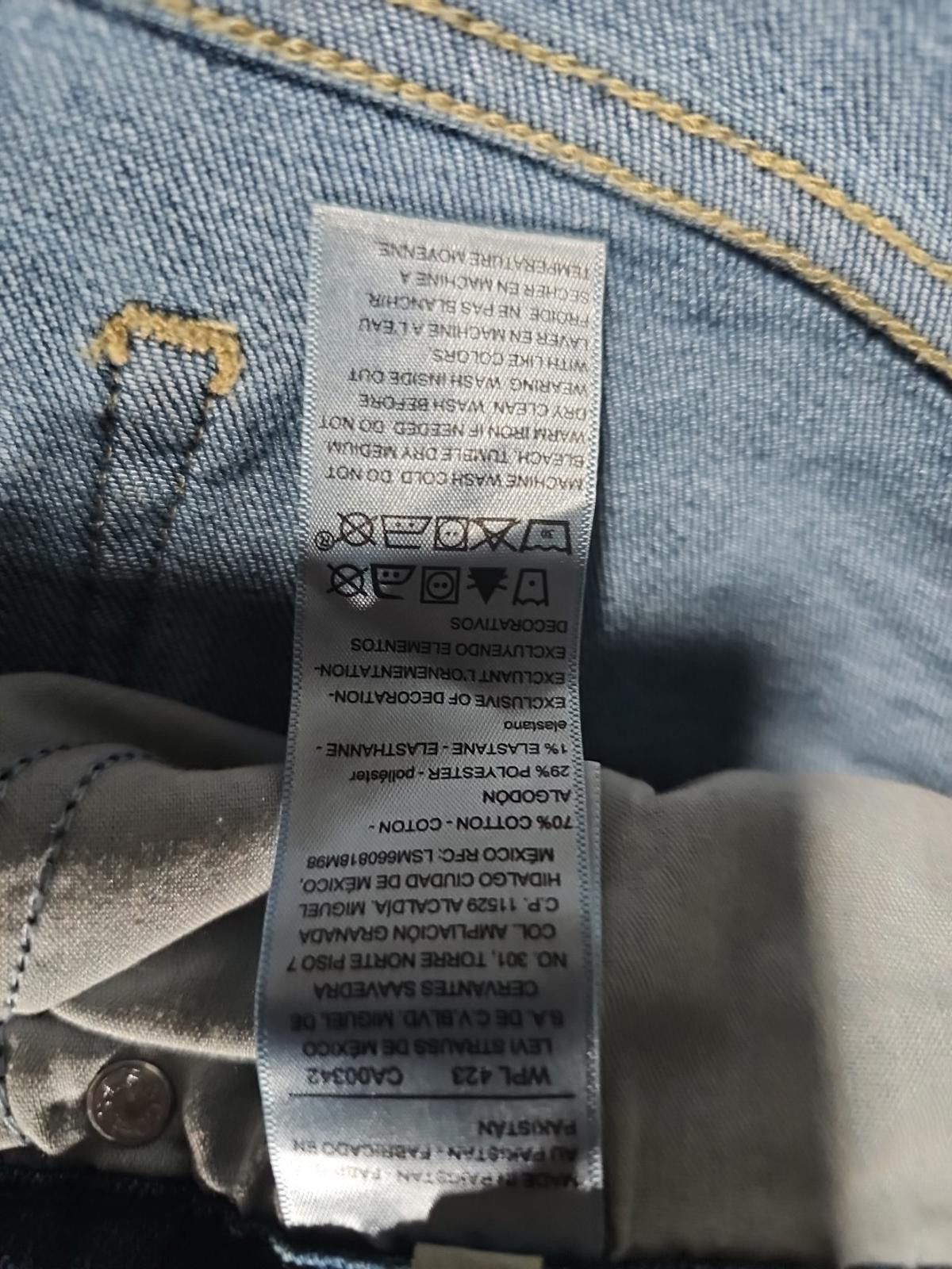 Levi's Signature Levi Strauss Mid Rise Skinny 16M 33x30 Jeans Size 38" / US 16 / IT 52 - 4 Thumbnail