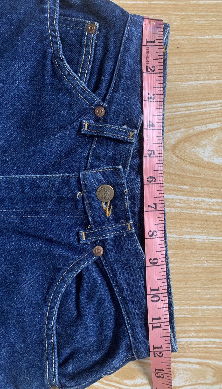 Lee × Vintage Rare!! Vintage 80s Lee Talon42 Zipper Made In USA Denim Pant Size 24" / US 00 / IT 34 - 25 Thumbnail