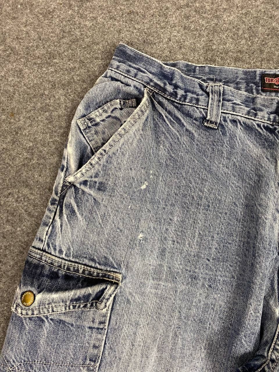 Japanese Brand toraichi japanese brands cargo denim distressed Size US 37 - 9 Thumbnail