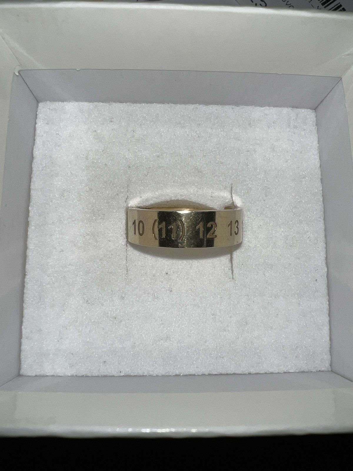 Maison Margiela Maison Margiela Gold Numbers Ring Size ONE SIZE - 2 Thumbnail