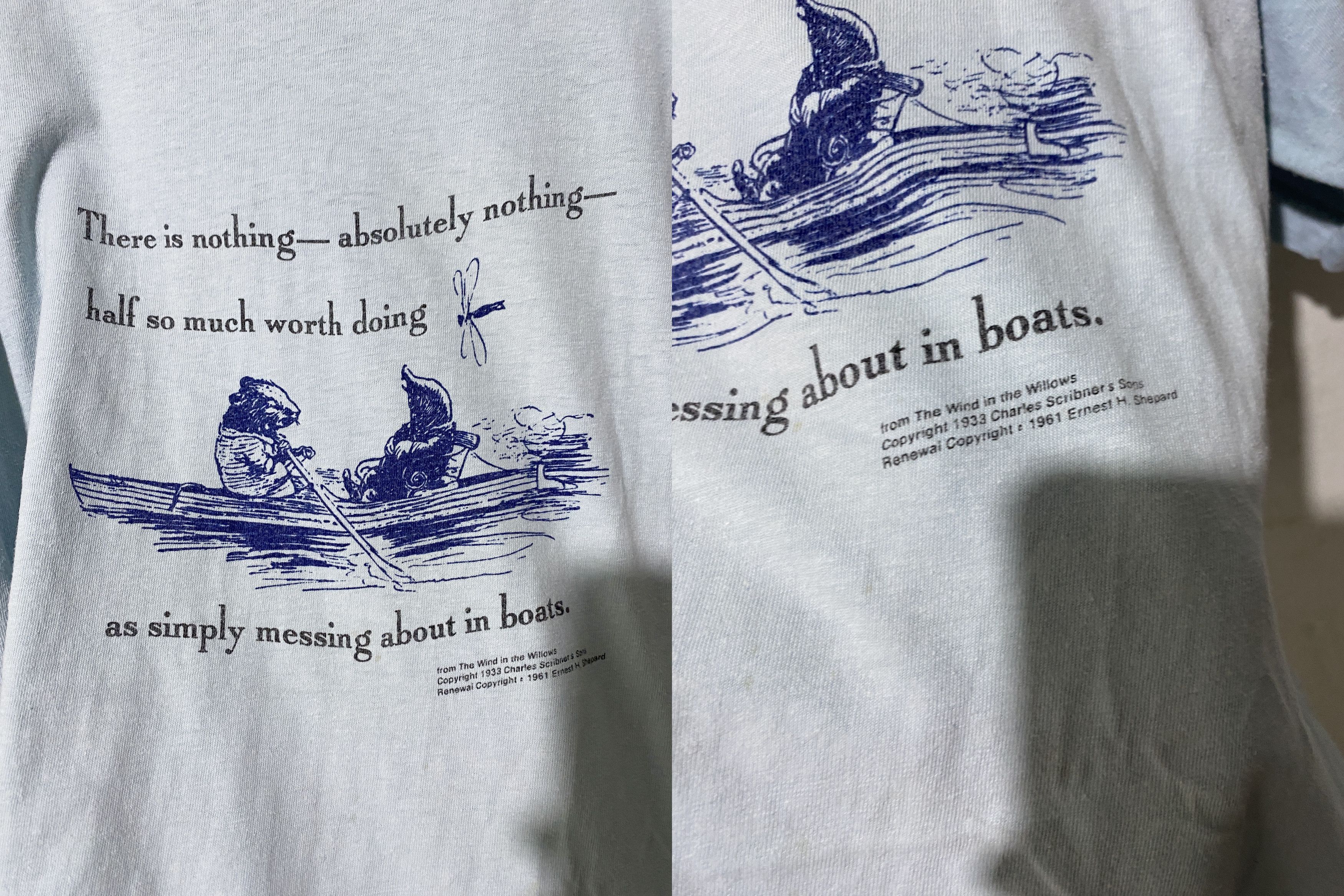 Vintage Vintage 80s The Wind in the Willows Shirt Size US L / EU 52-54 / 3 - 2 Thumbnail