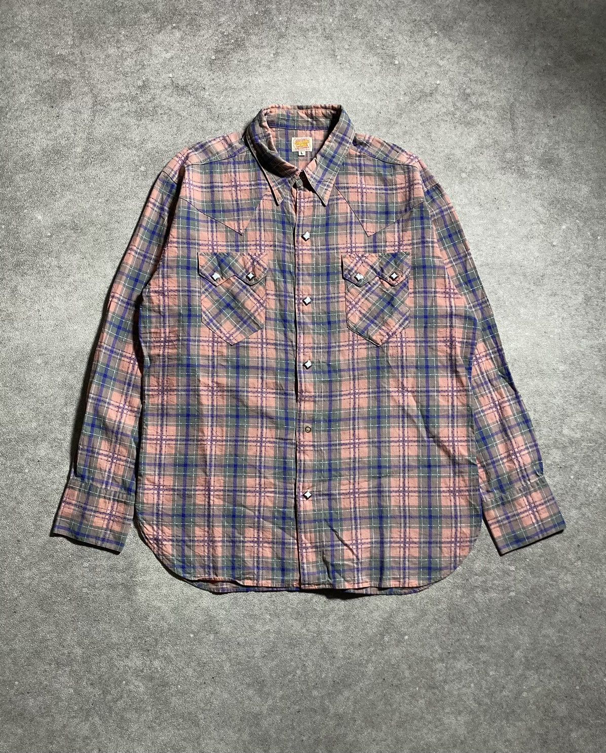 Sugar Cane Sugar Cane Western Plaid - Rockabilly Style Size US L / EU 52-54 / 3 - 1 Thumbnail